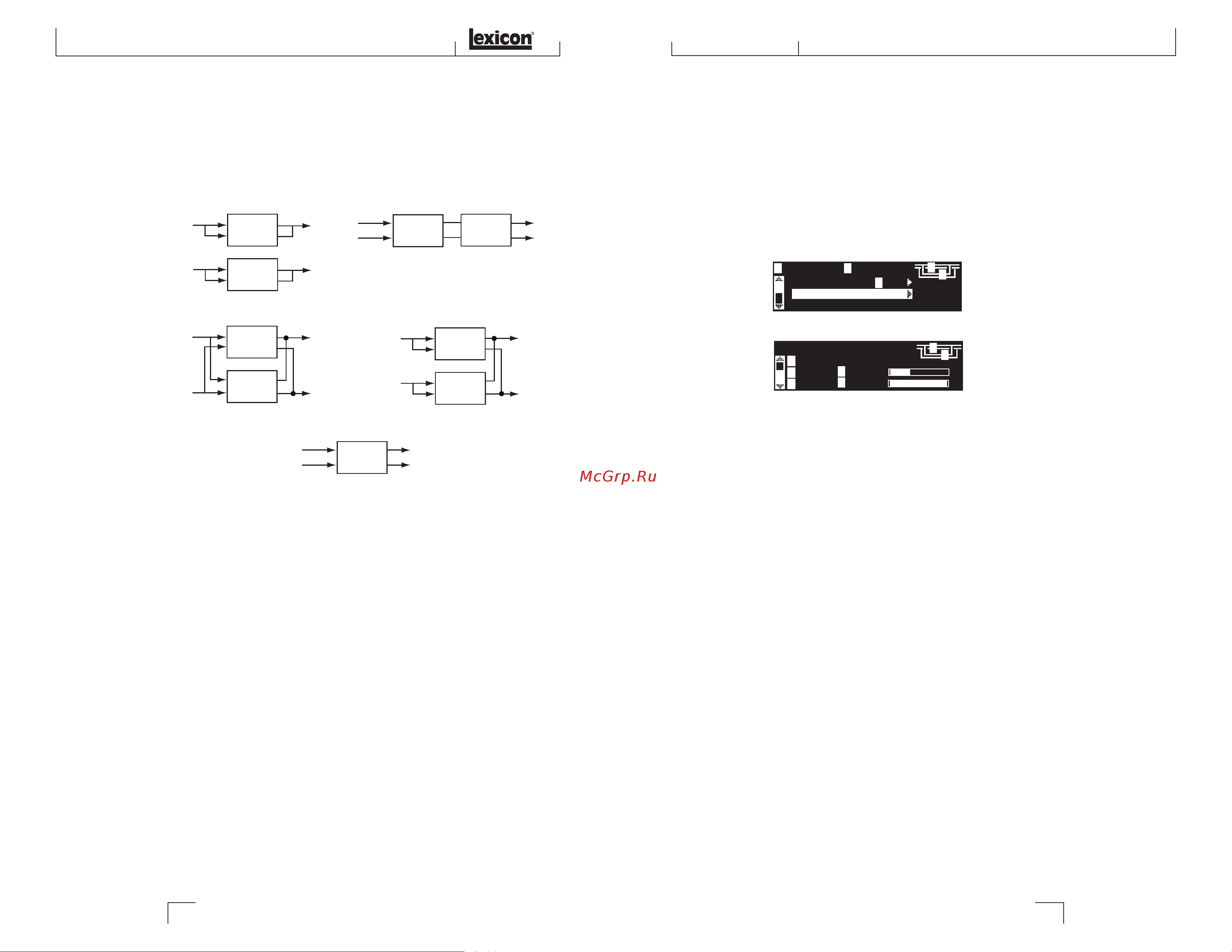 Lexicon MX300 [12/31] Edit mix routing