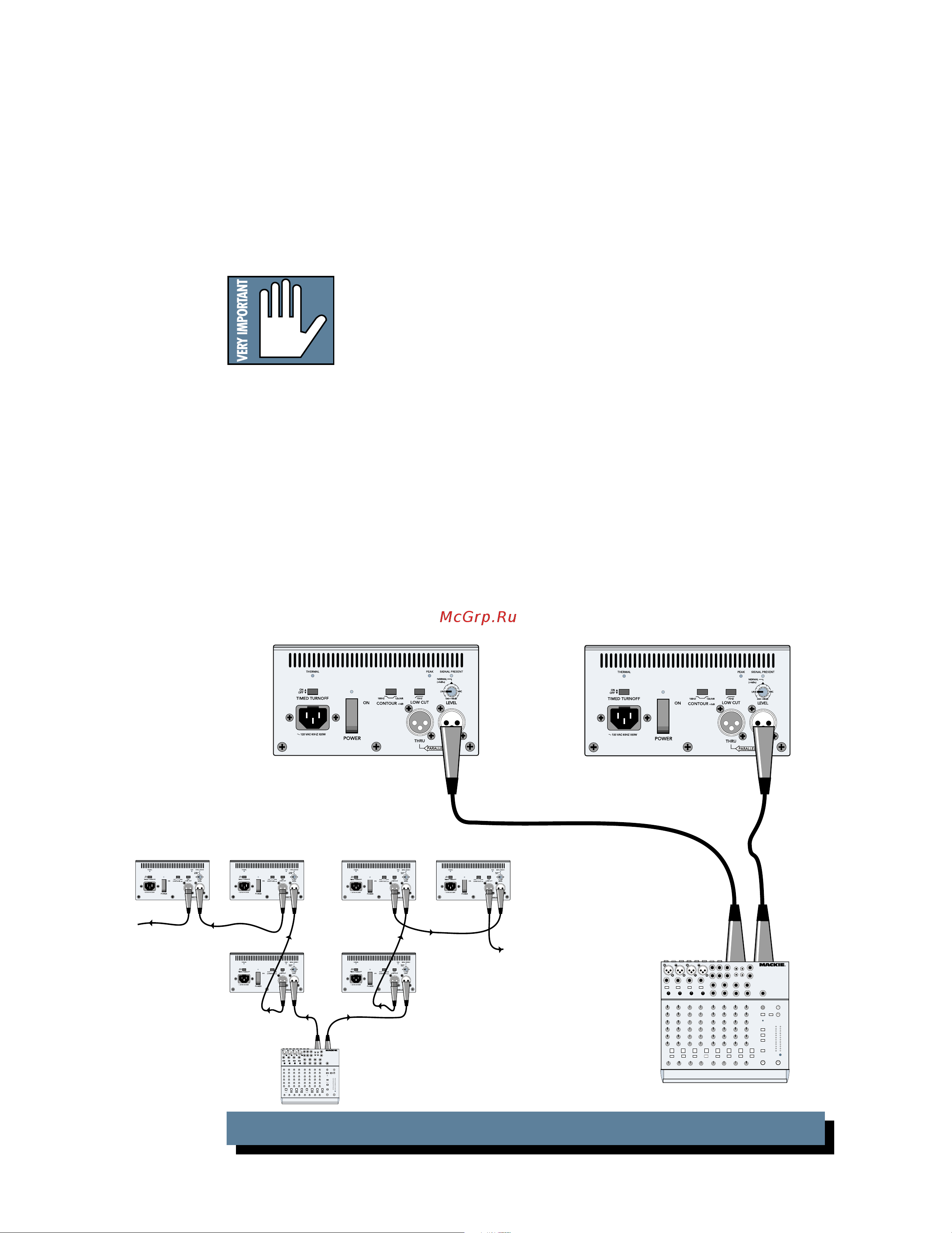 Mackie SRM450v3 [6/20] Hookup diagrams