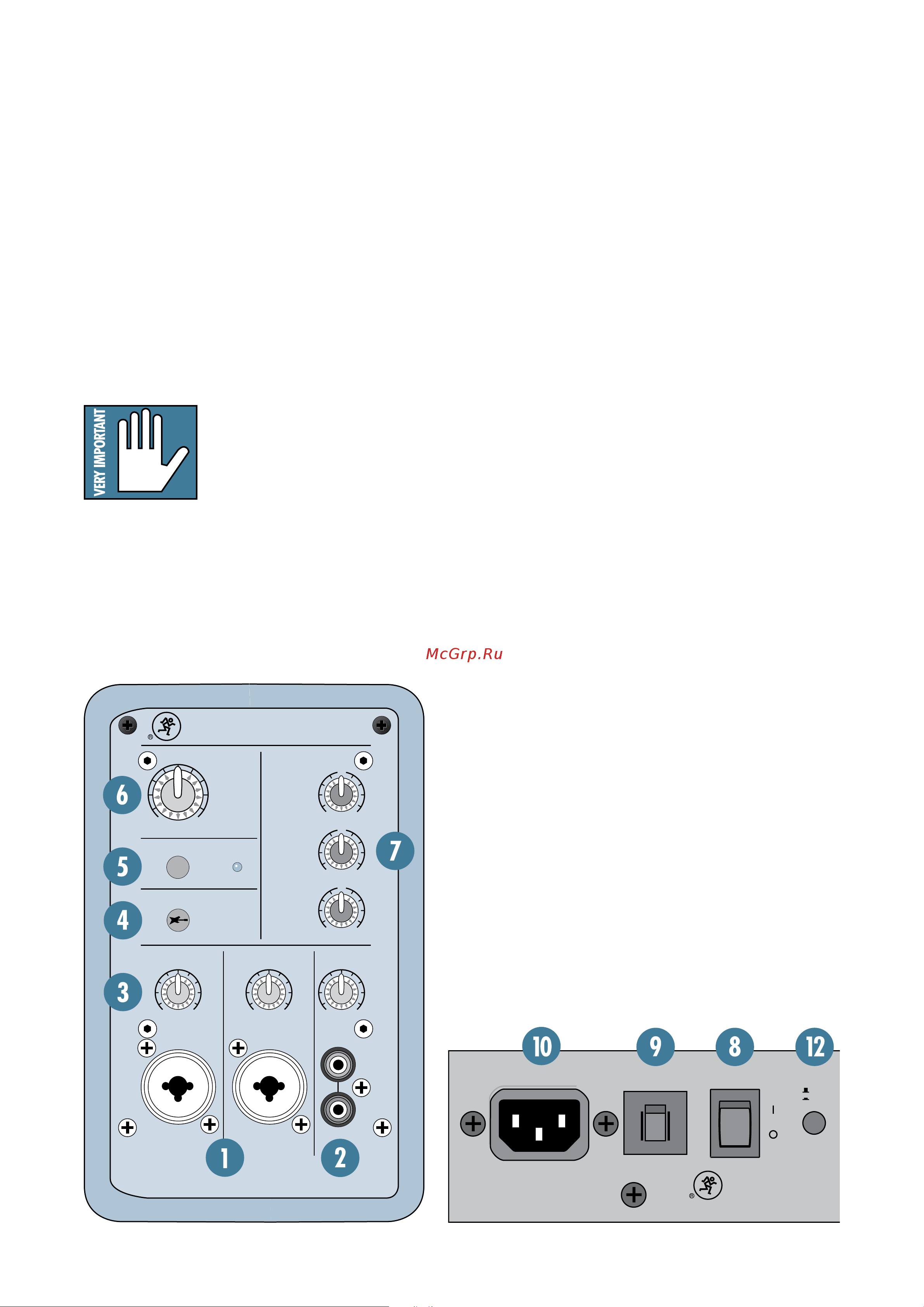 Mackie SRM150 [5/20] Quick start