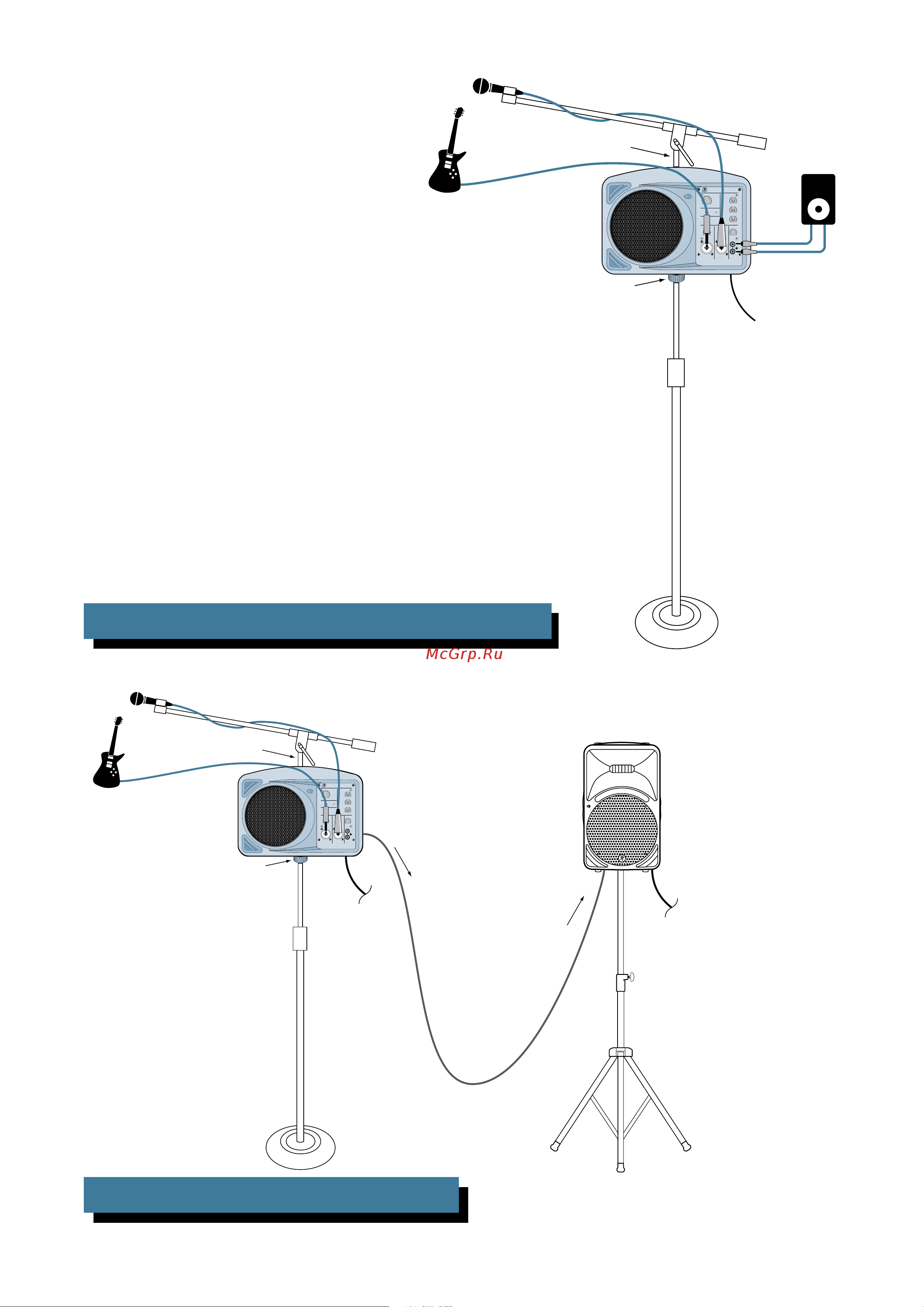 Mackie SRM150 [6/20] Hookup diagrams