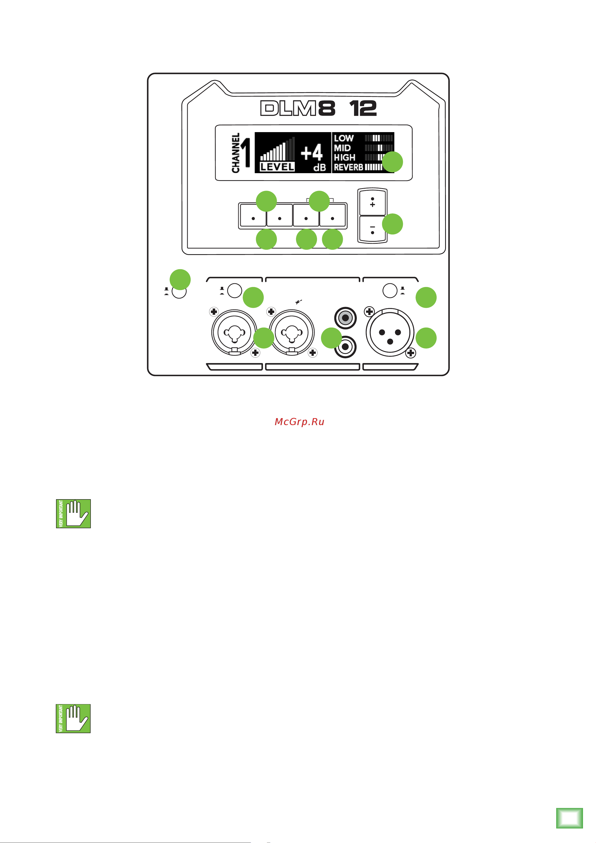 Mackie DLM12 [11/29] Owner s manual