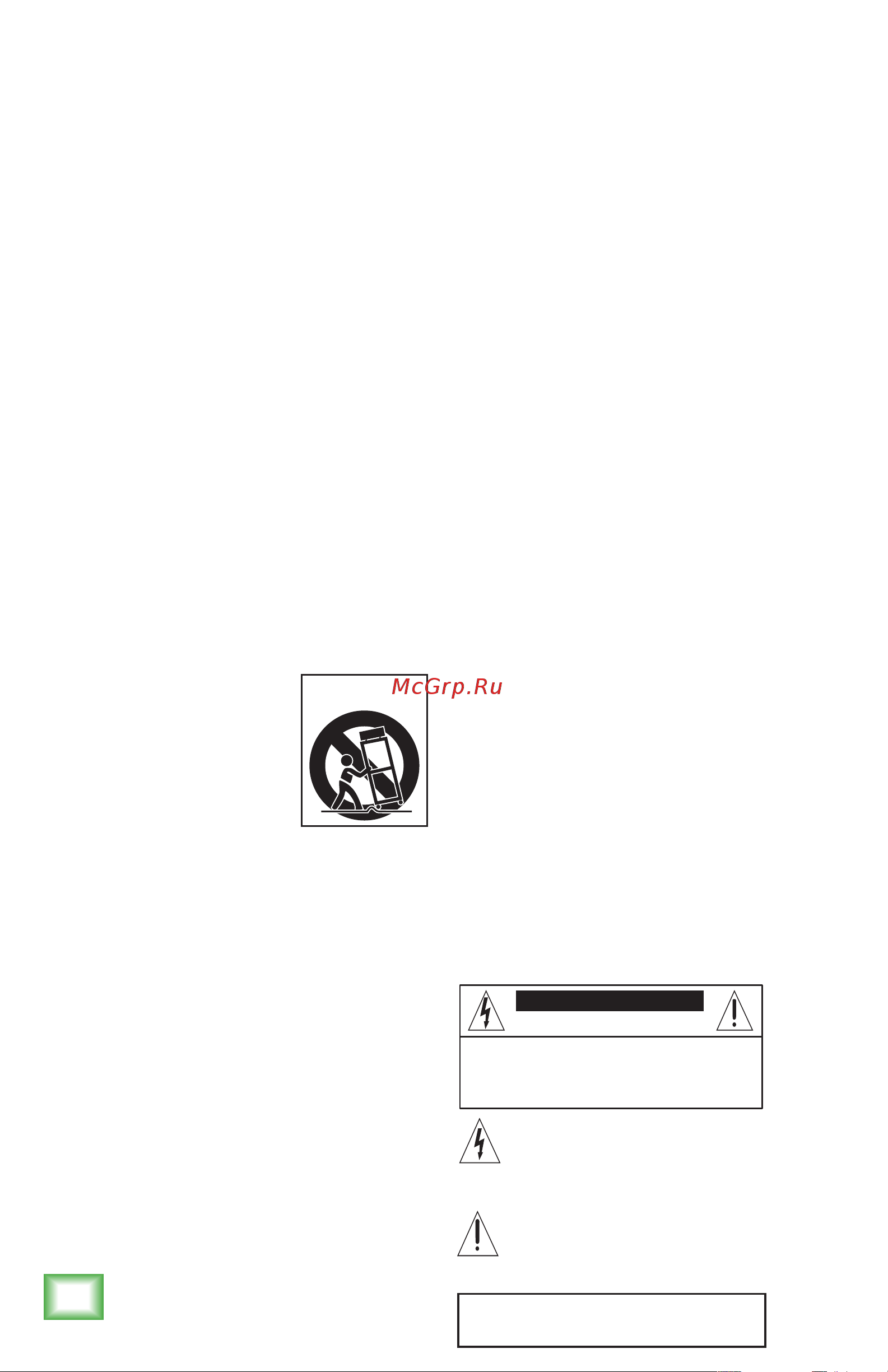 Mackie 402VLZ4 [2/24] Important safety instructions