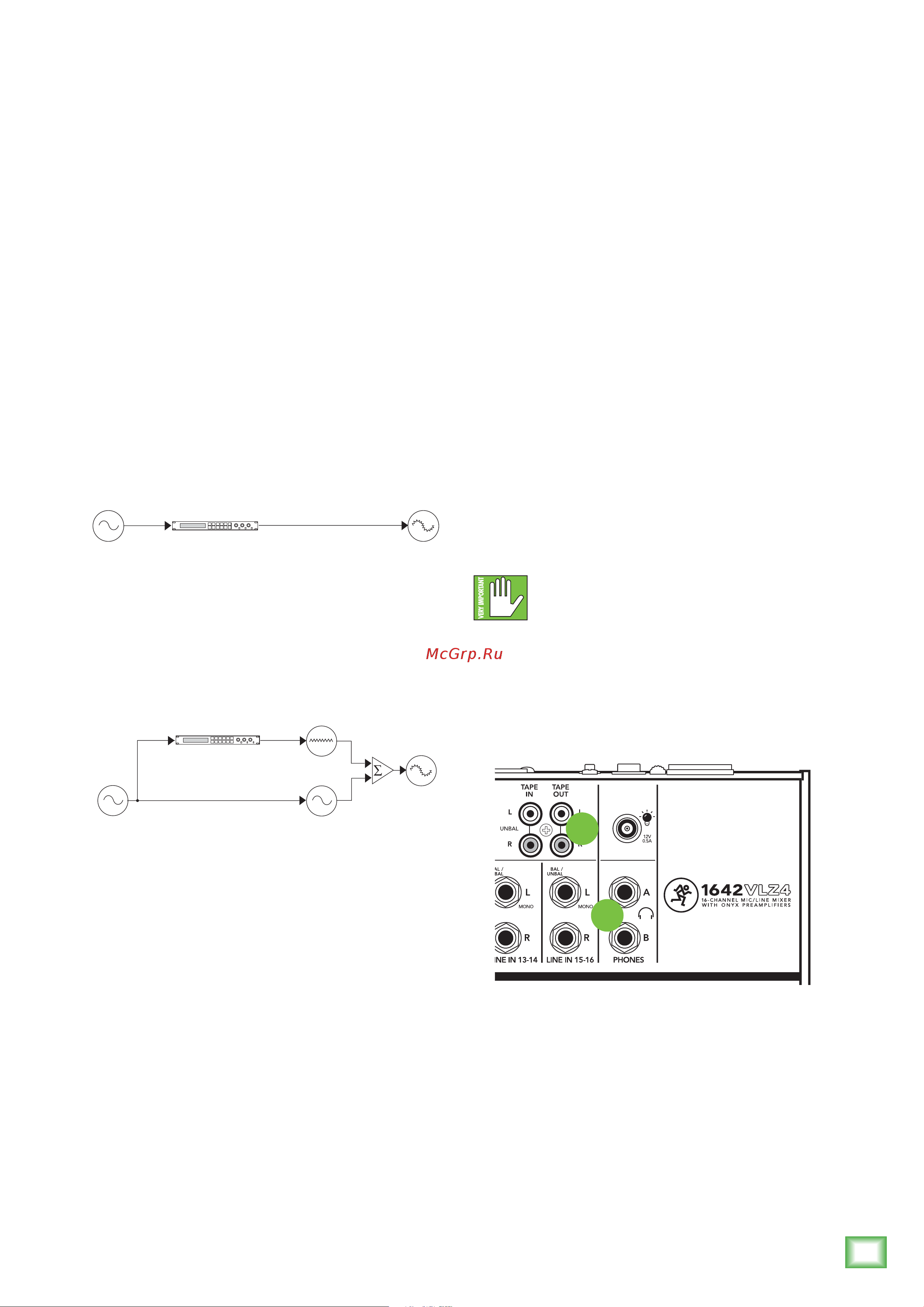 Mackie 1642VLZ4 [11/32] Owner s manual