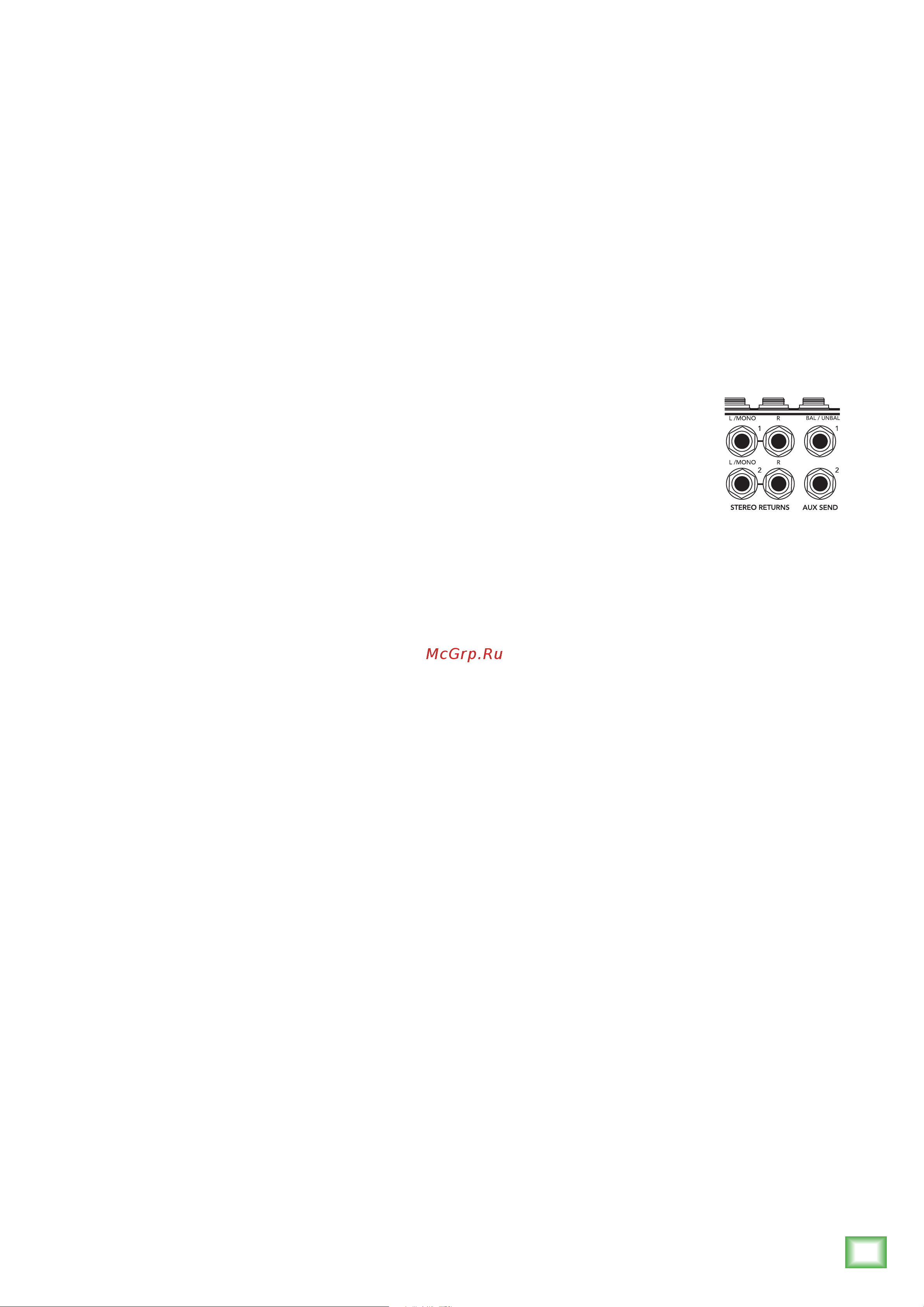 Mackie 1202VLZ4 [19/28] Owner s manual