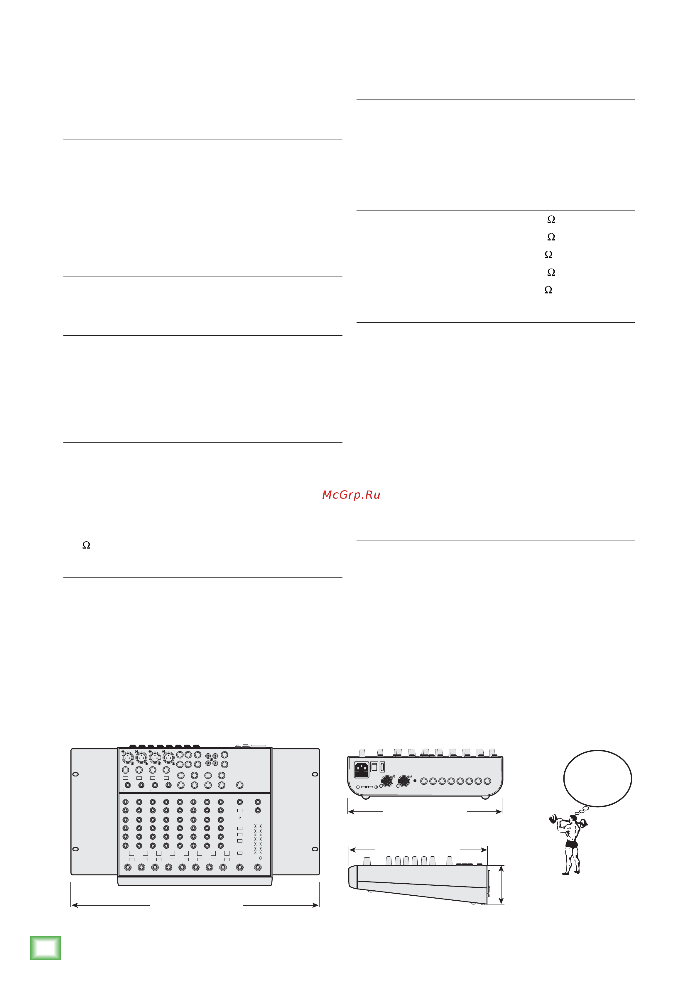 Mackie 1202VLZ4 [24/28] Appendix c technical information