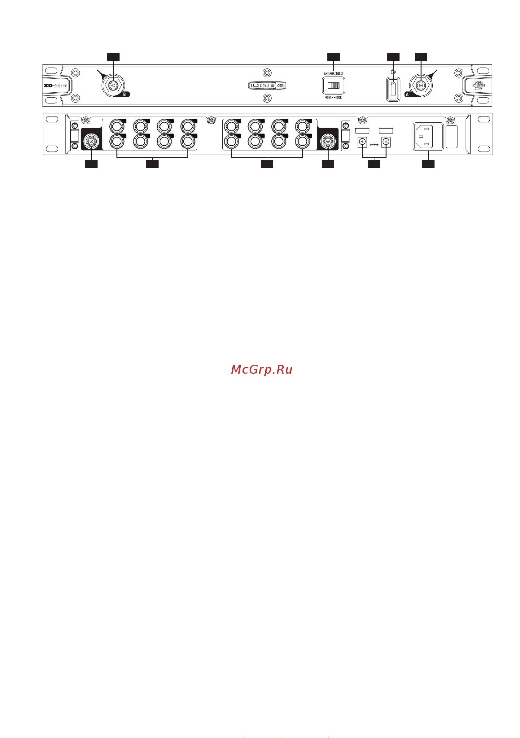 LINE 6 XD-AD8 Splitter [5/12] Xd ad8