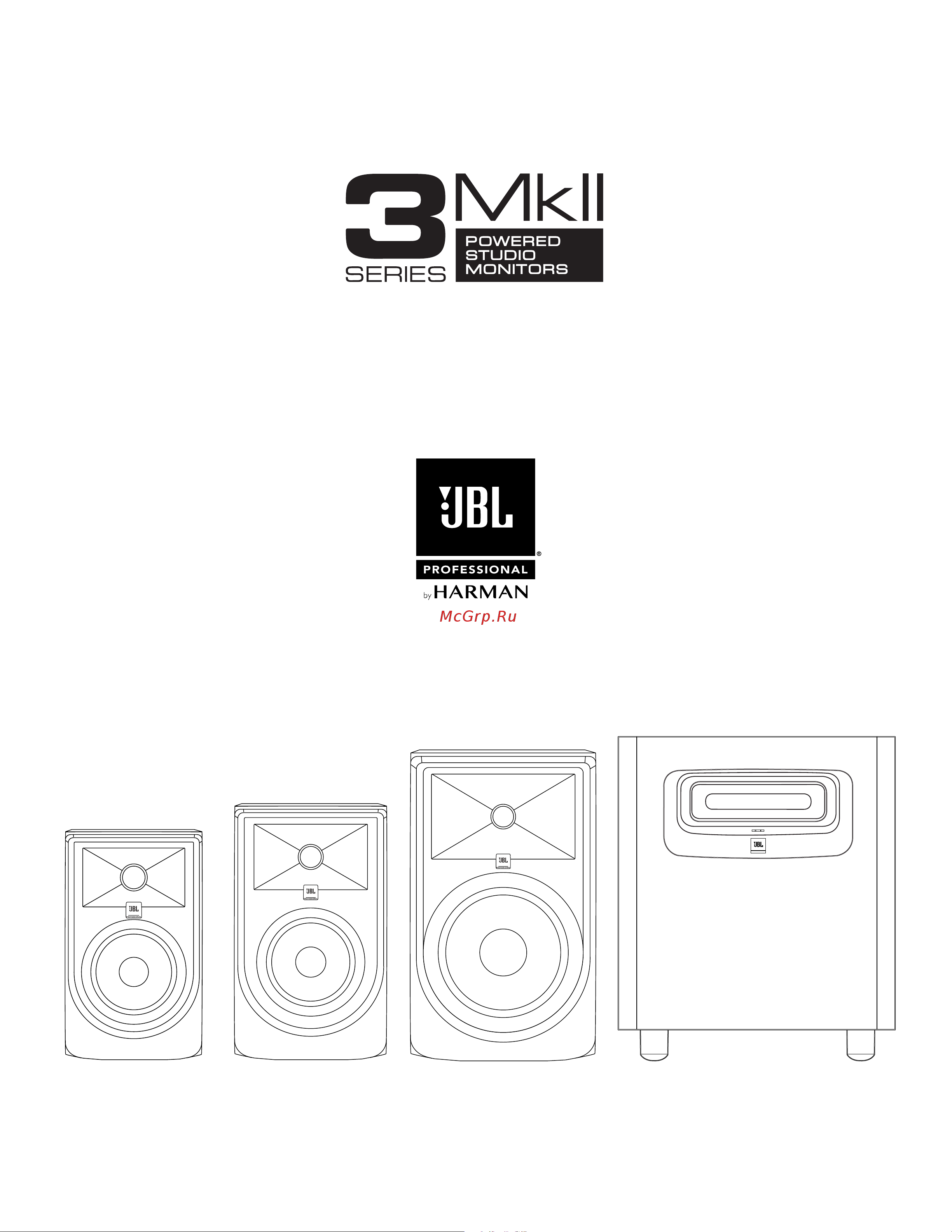 JBL 305PMKII Руководство по эксплуатации онлайн