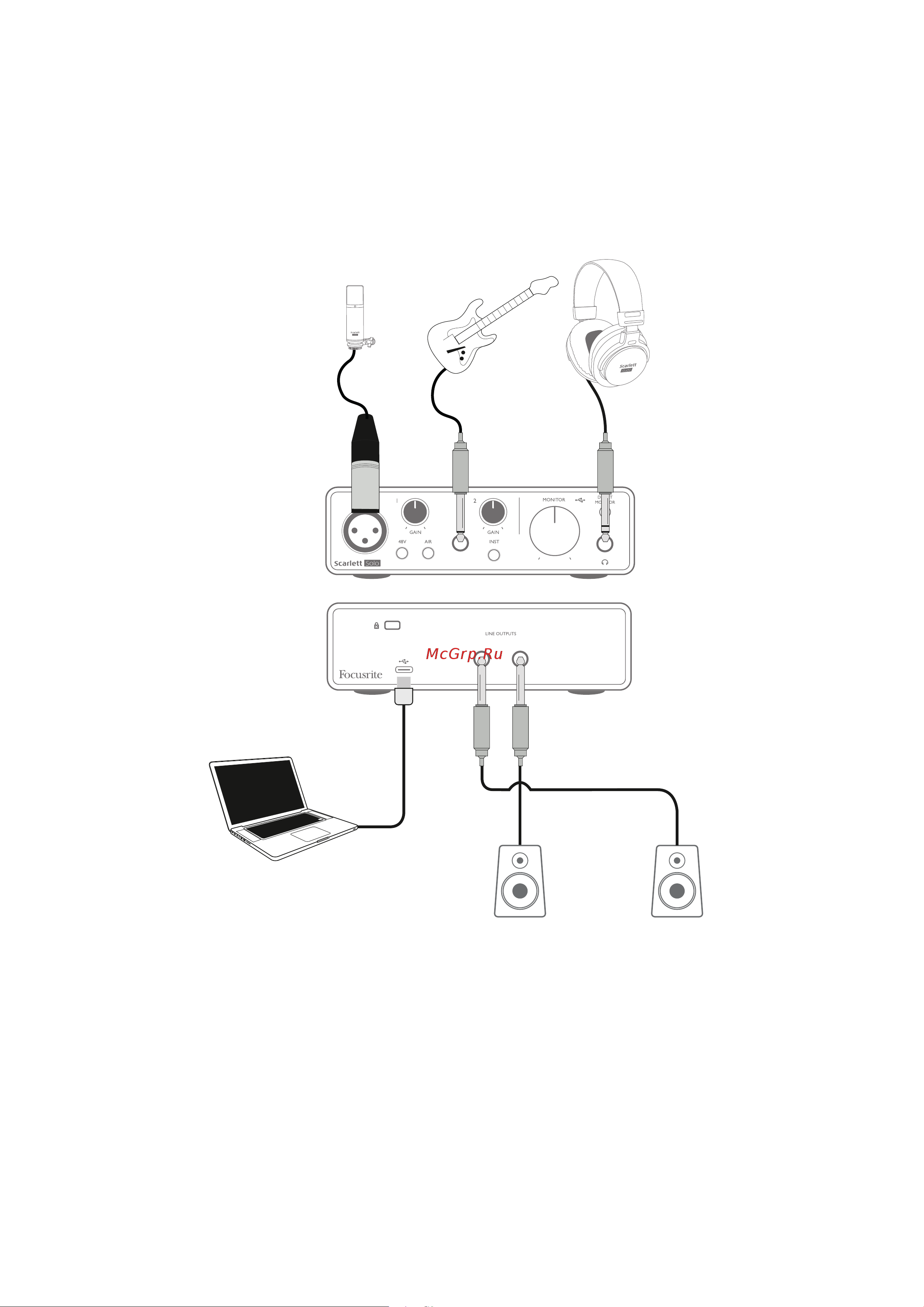 Focusrite Scarlett Solo Studio 3nd Gen [12/24] Примеры применения