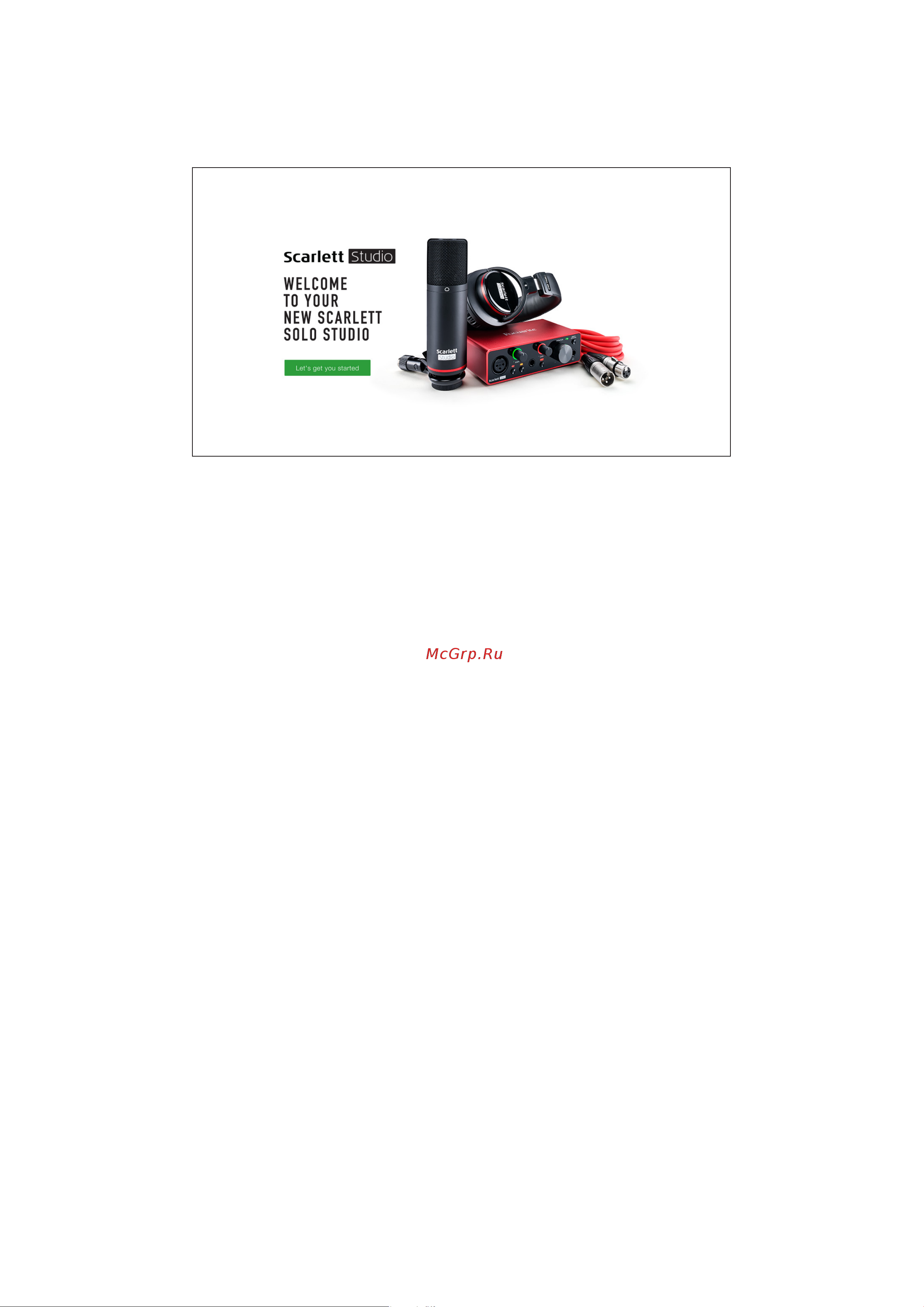 Focusrite Scarlett 2i2 Studio 3rd Gen Руководство по эксплуатации онлайн [8/24] 758111