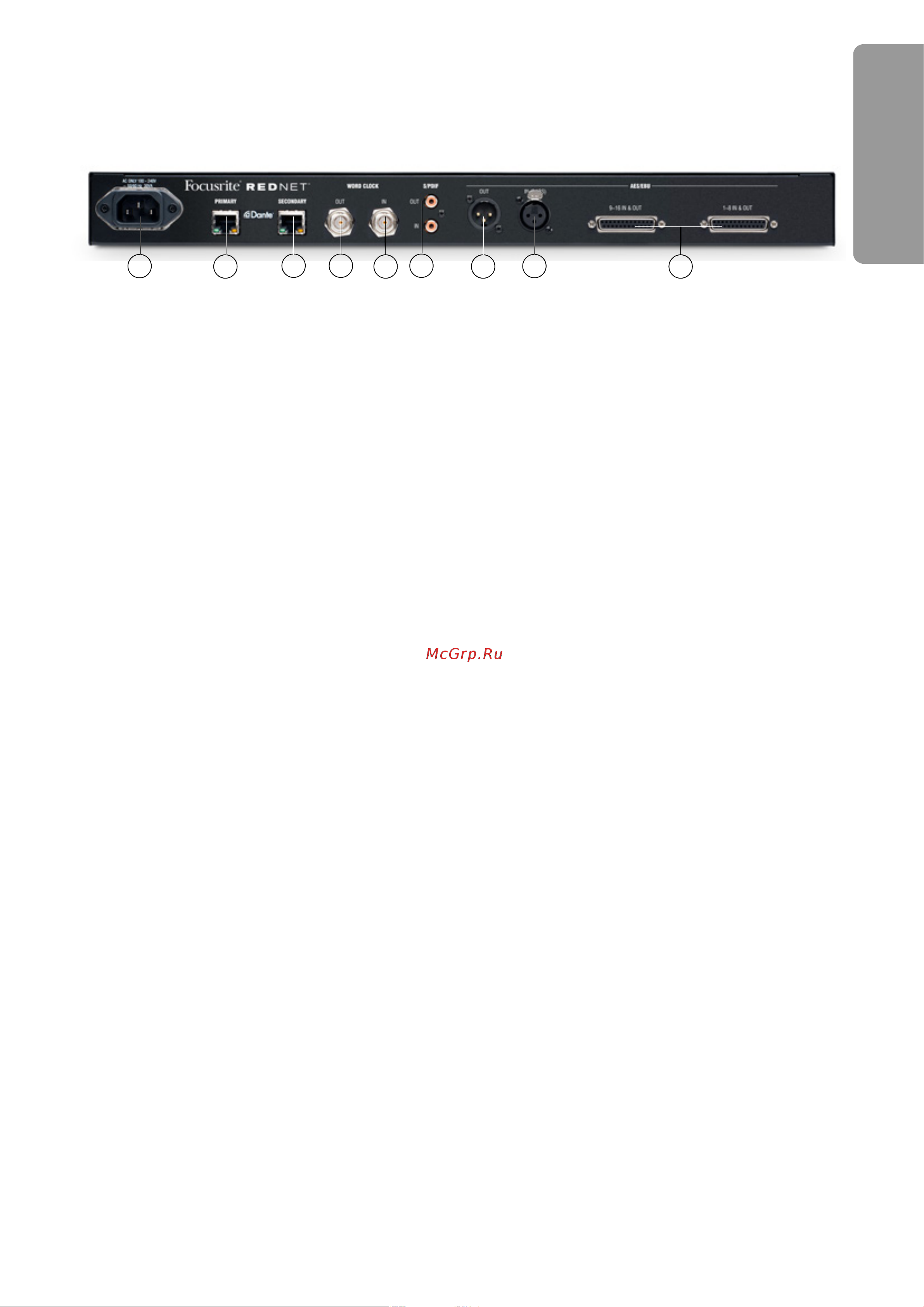 Focusrite RedNet PCIe R Card [50/66] Rednet d16