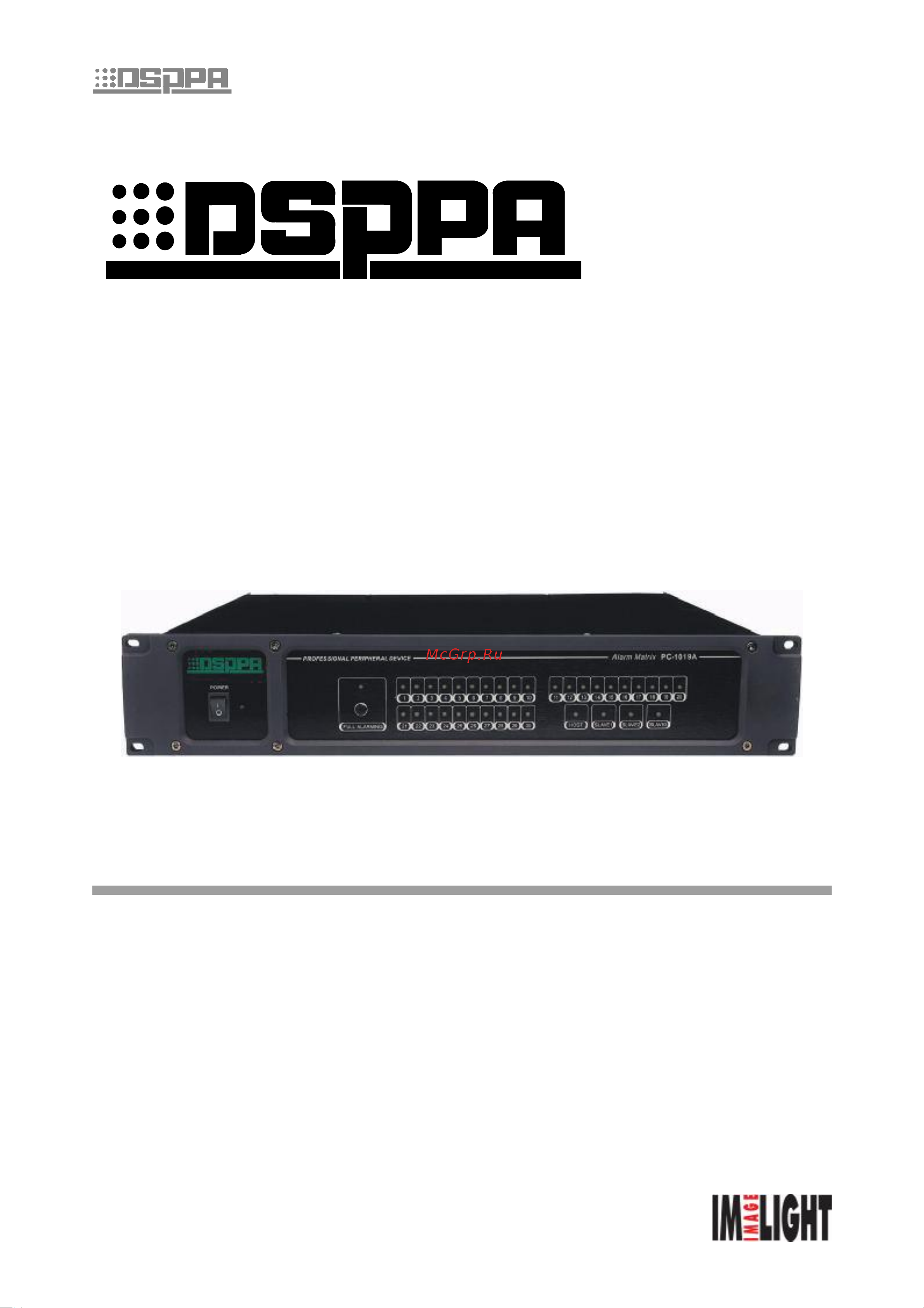 Dsppa PC-1019A Руководство по эксплуатации онлайн