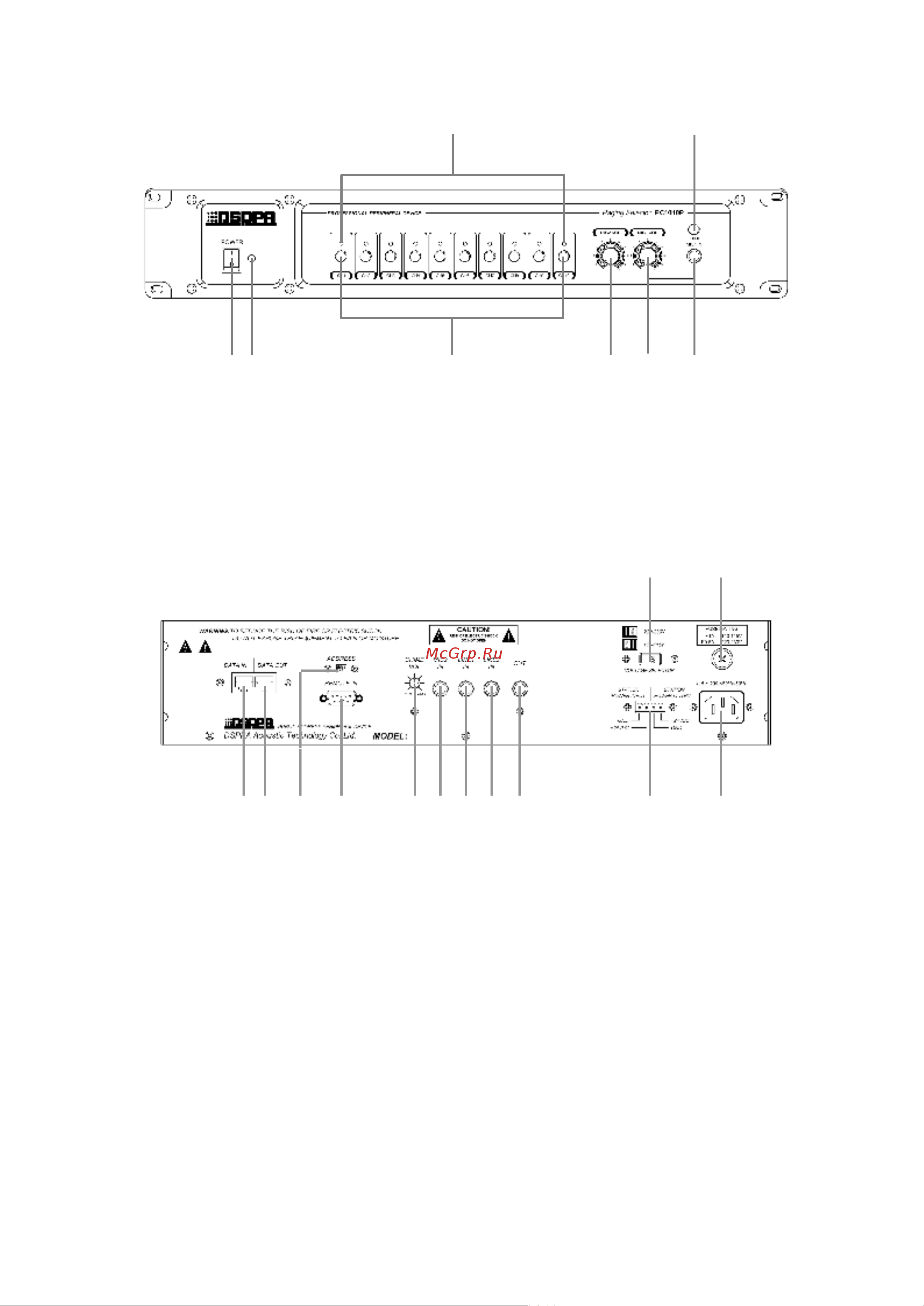 Dsppa PC-1010P [2/5] Front panel