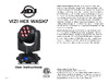 AMERICAN DJ Vizi Hex Wash7 Руководство по эксплуатации