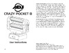 AMERICAN DJ Crazy Pocket 8 Руководство по эксплуатации