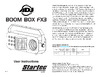 AMERICAN DJ BOOM BOX FX3 Руководство по эксплуатации