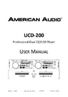 American Audio UCD-200 Руководство по эксплуатации