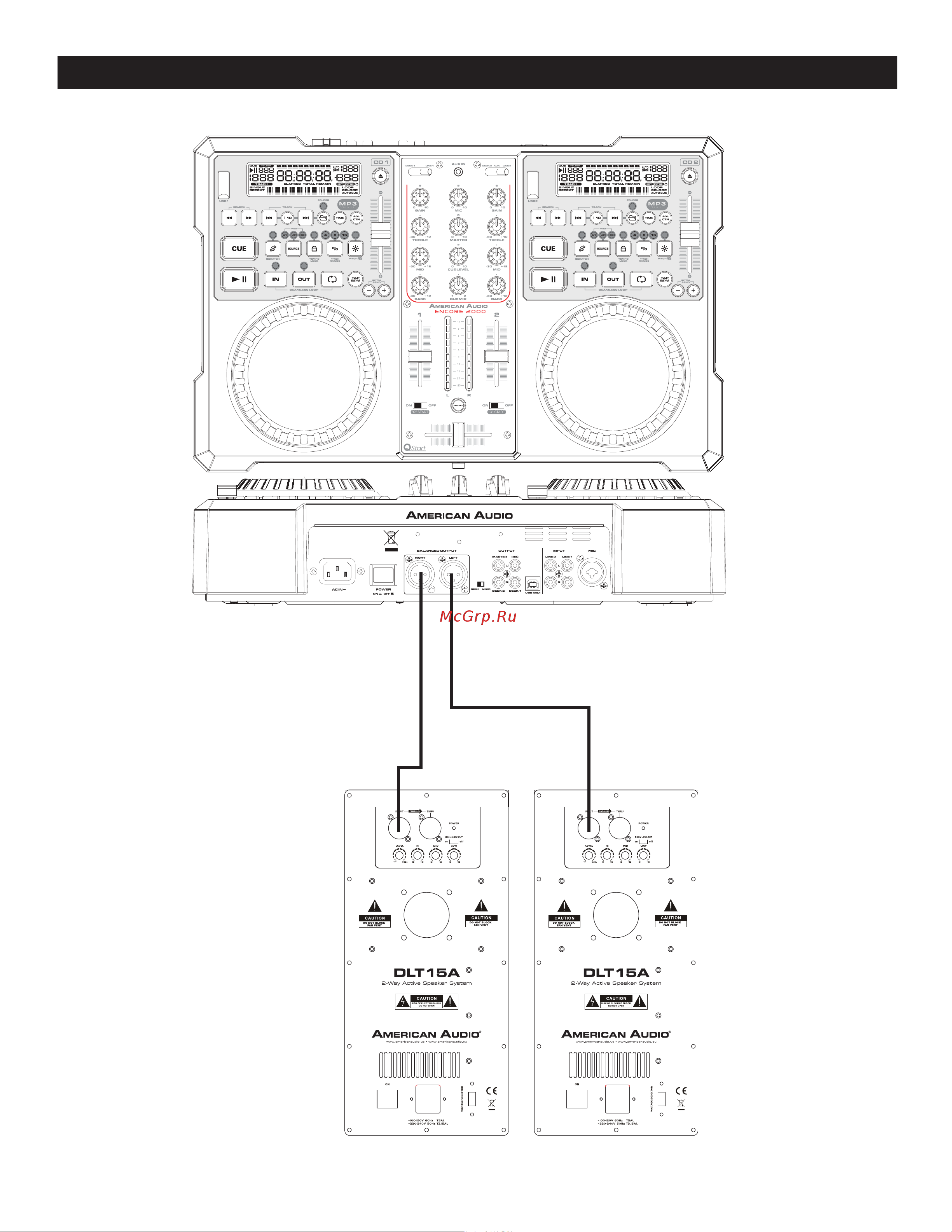 American Audio DLT-15A Руководство по эксплуатации онлайн [10/16] 758149