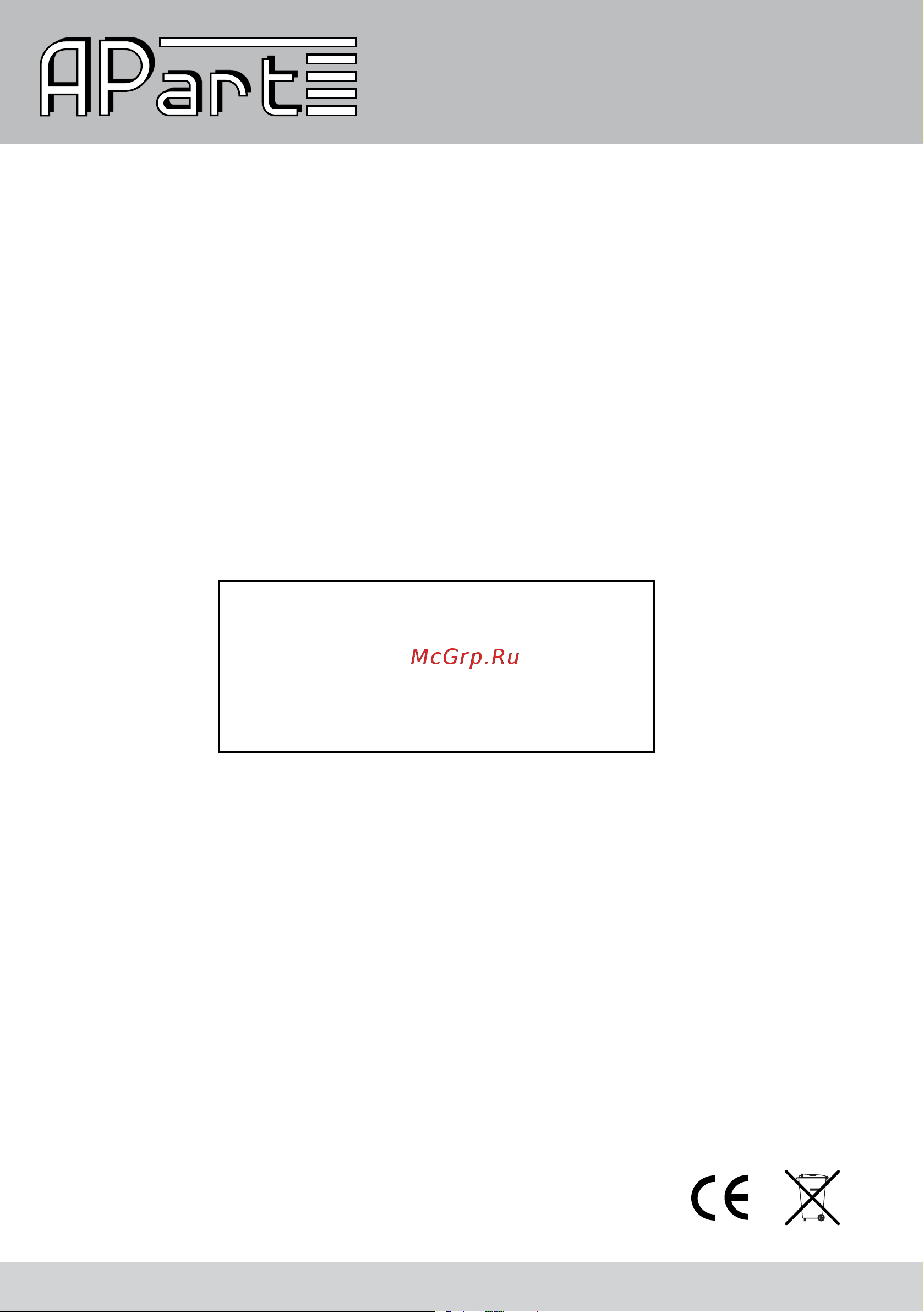 APart OVO3-W [10/10] Www apart audio com