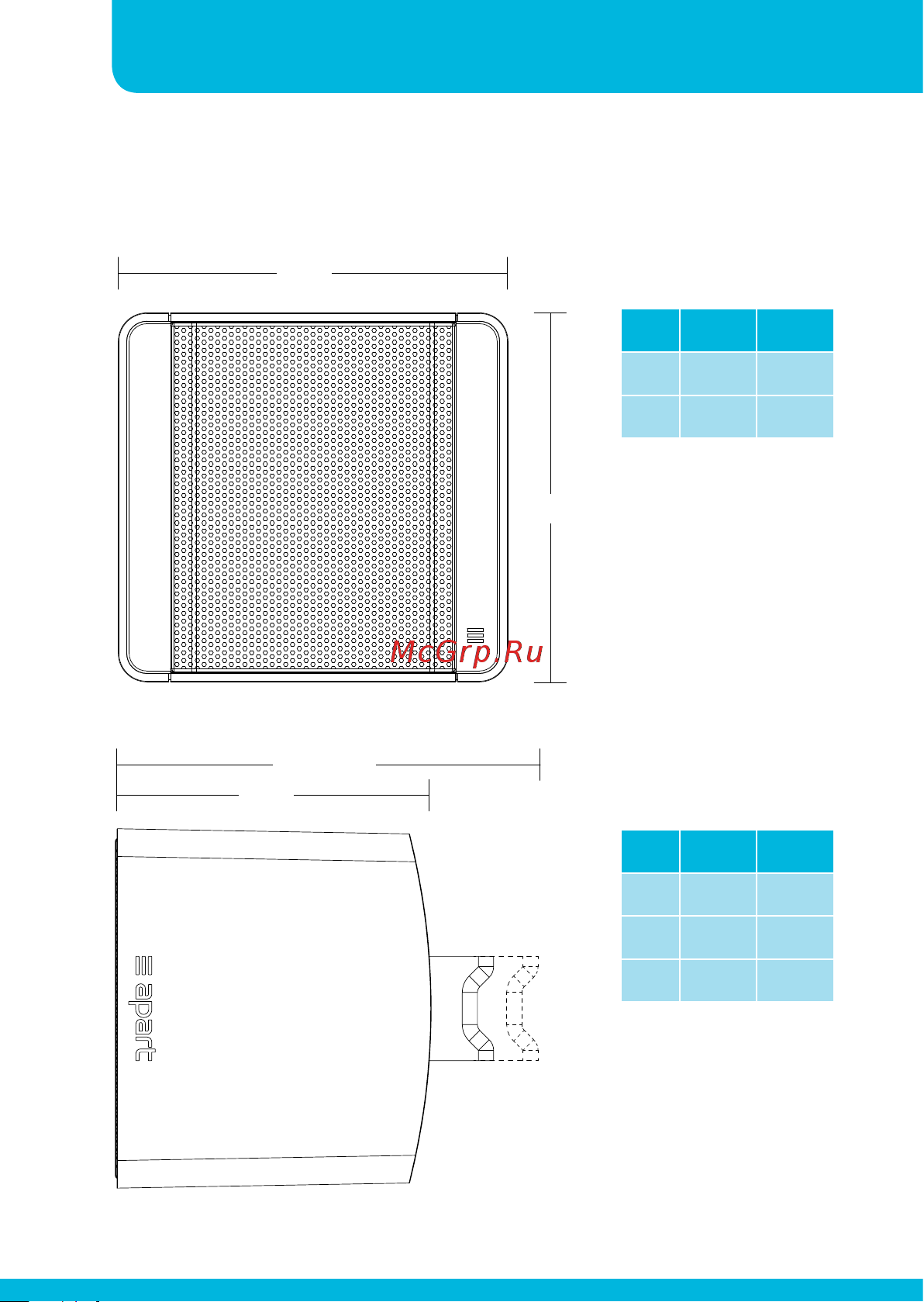 APart KUBO3T-W [16/24] Design cabinet loudspeaker
