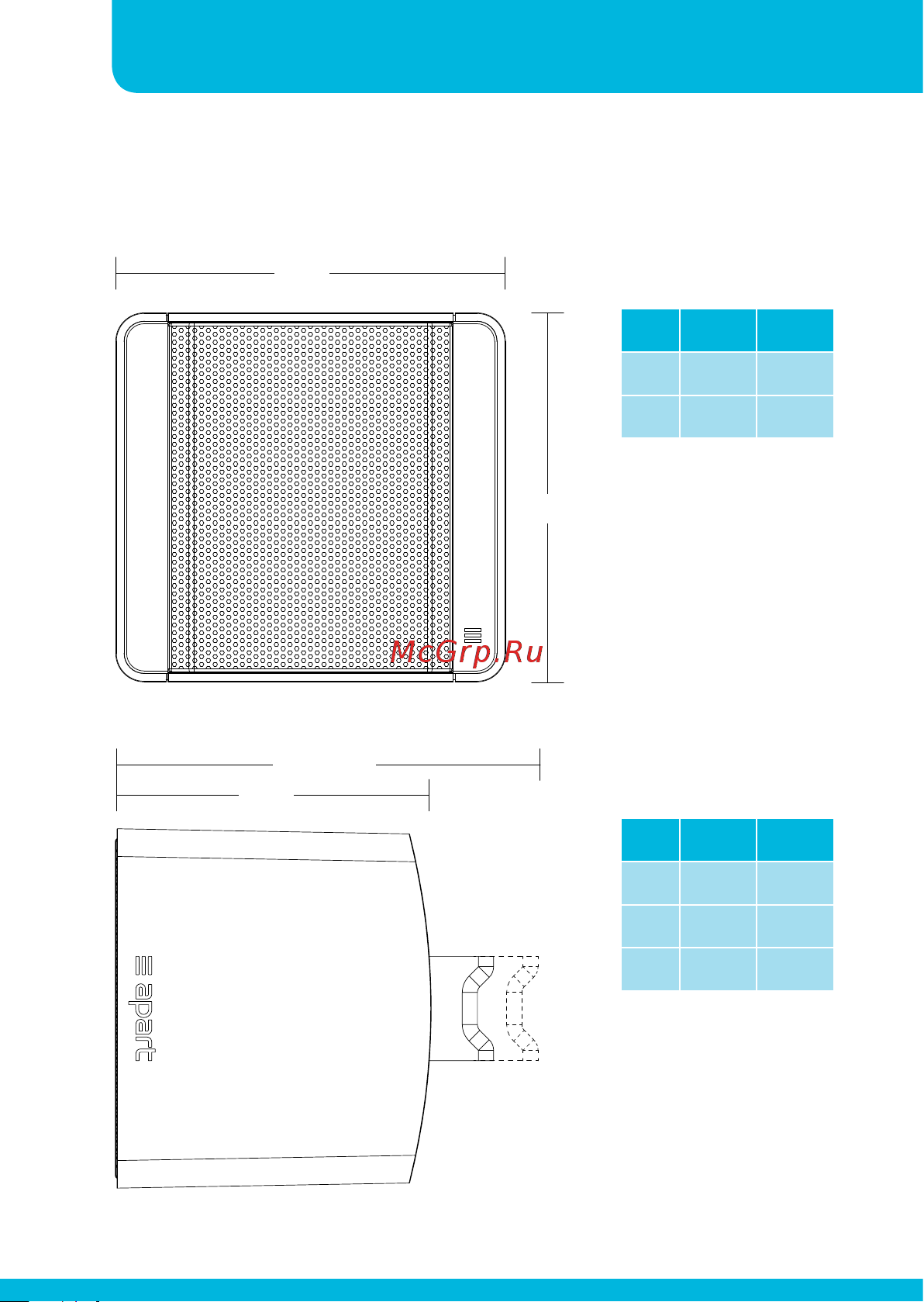 APart KUBO3T-W [18/24] Design cabinet loudspeaker
