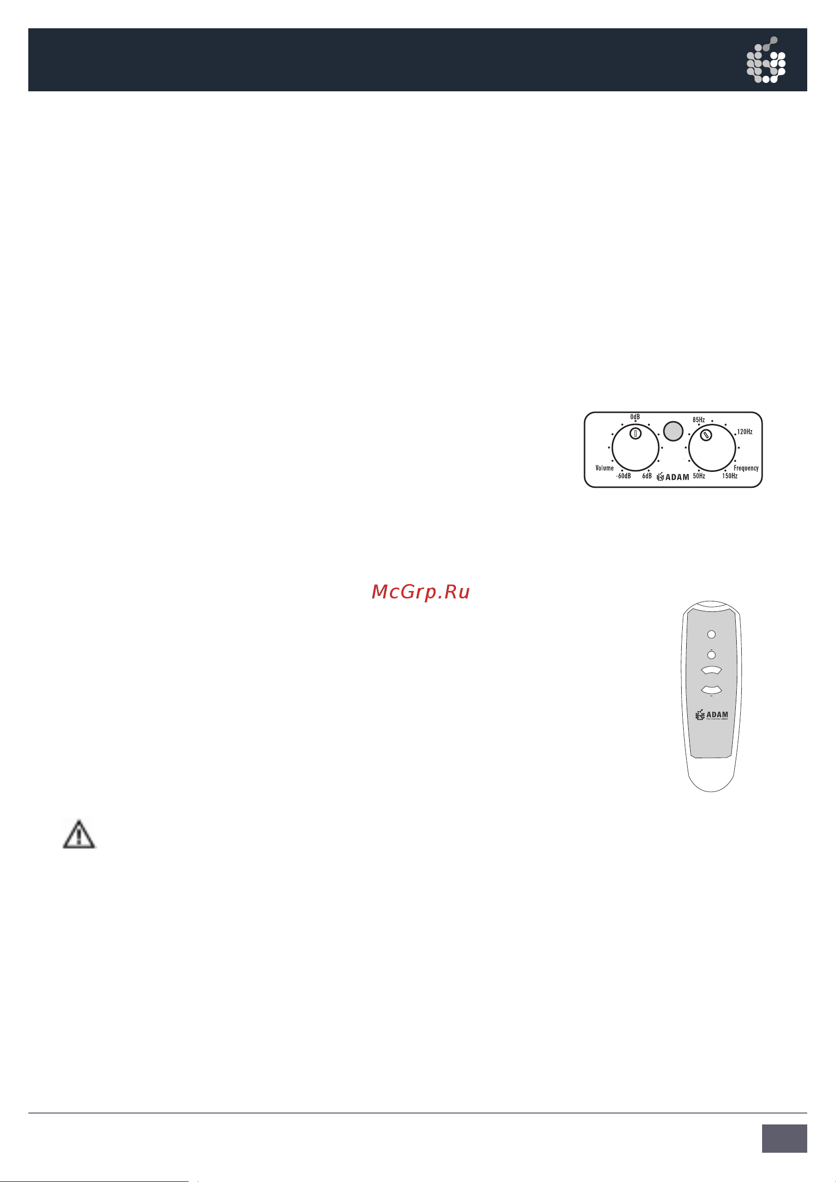 ADAM AUDIO Sub8 [9/32] Controls