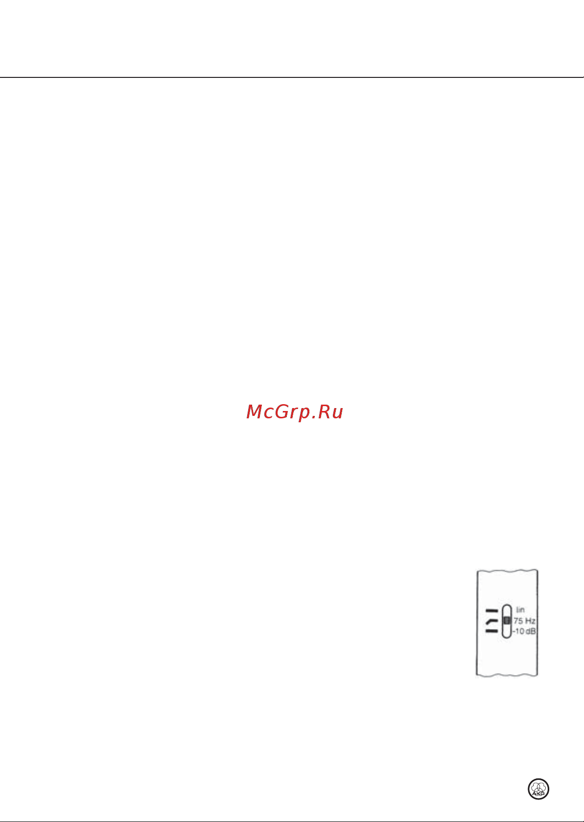 AKG C391B [14/64] Description