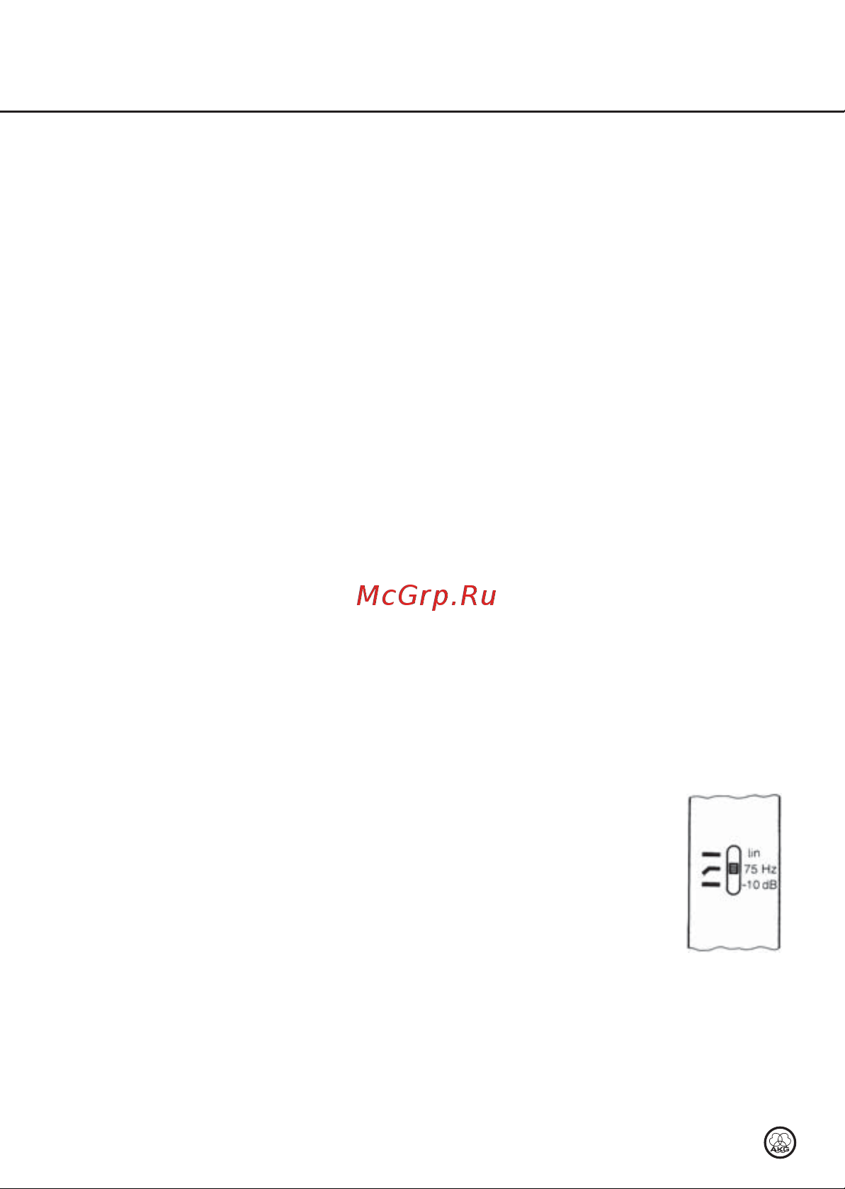 AKG C391B [24/64] Description