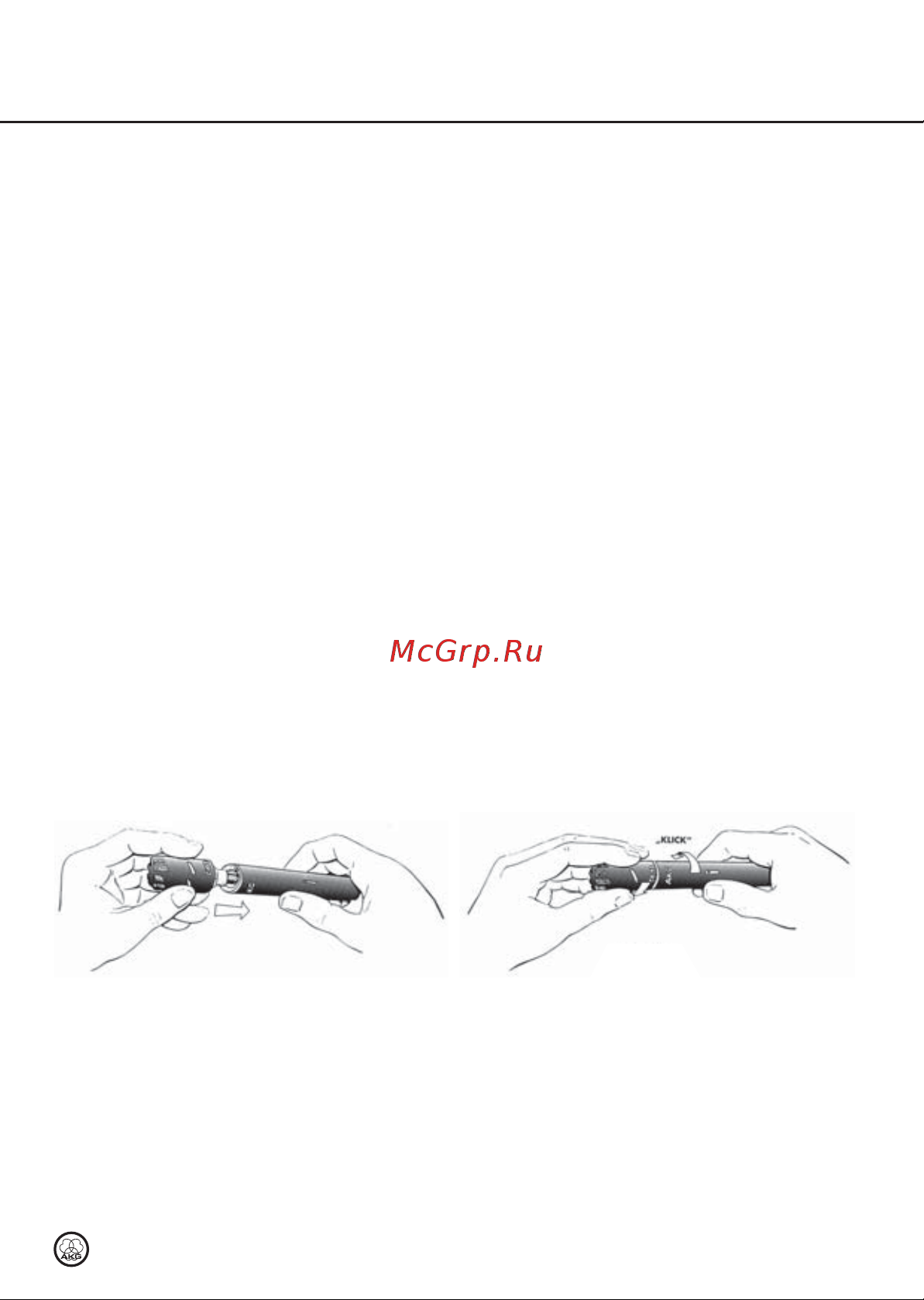 AKG C391B [27/64] Utilisation