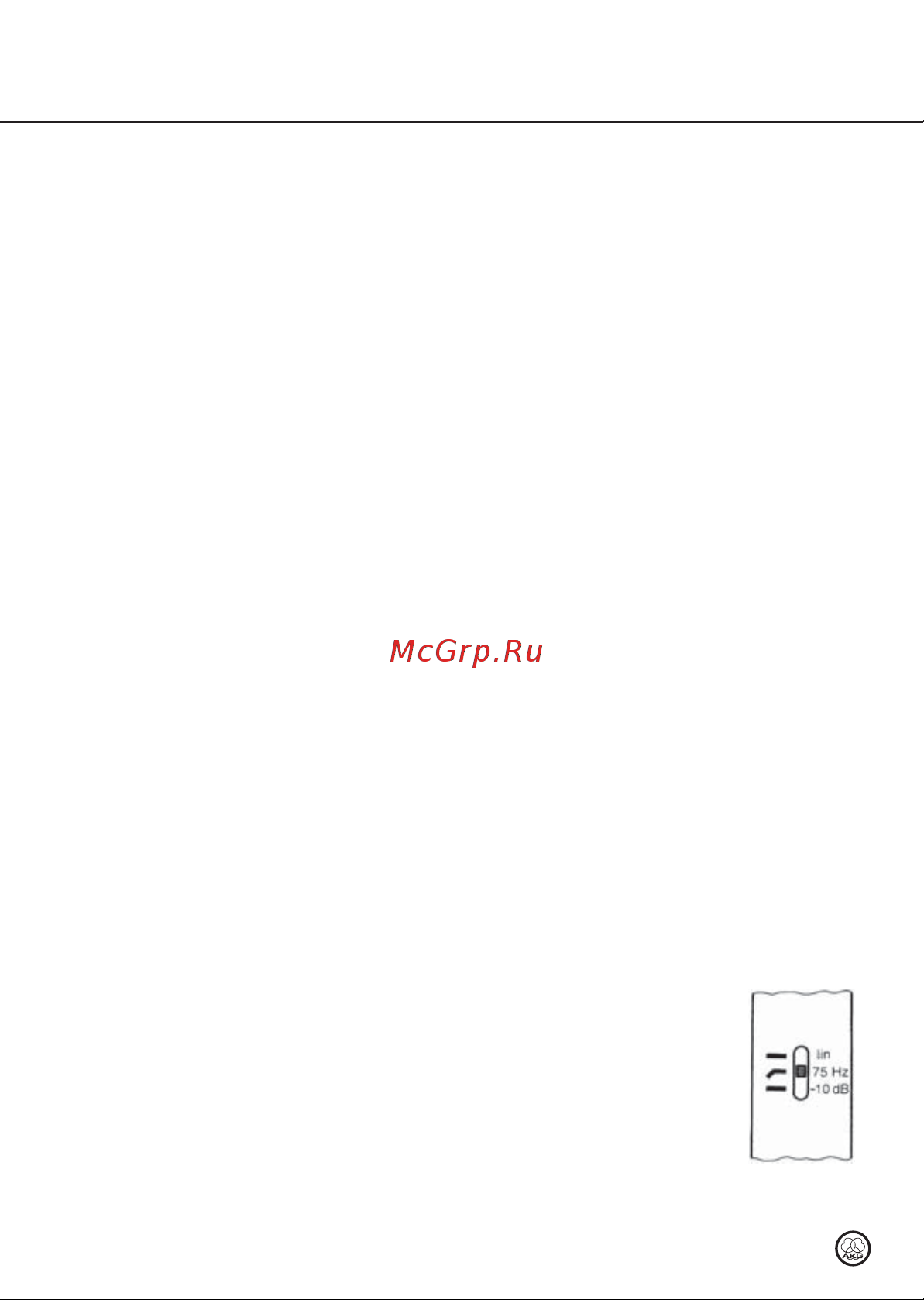 AKG C391B [34/64] Descrizione