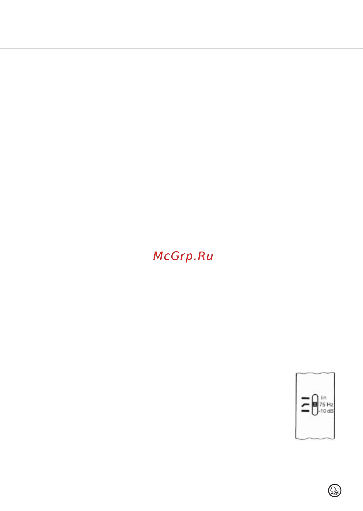 AKG C391B [4/64] Beschreibung