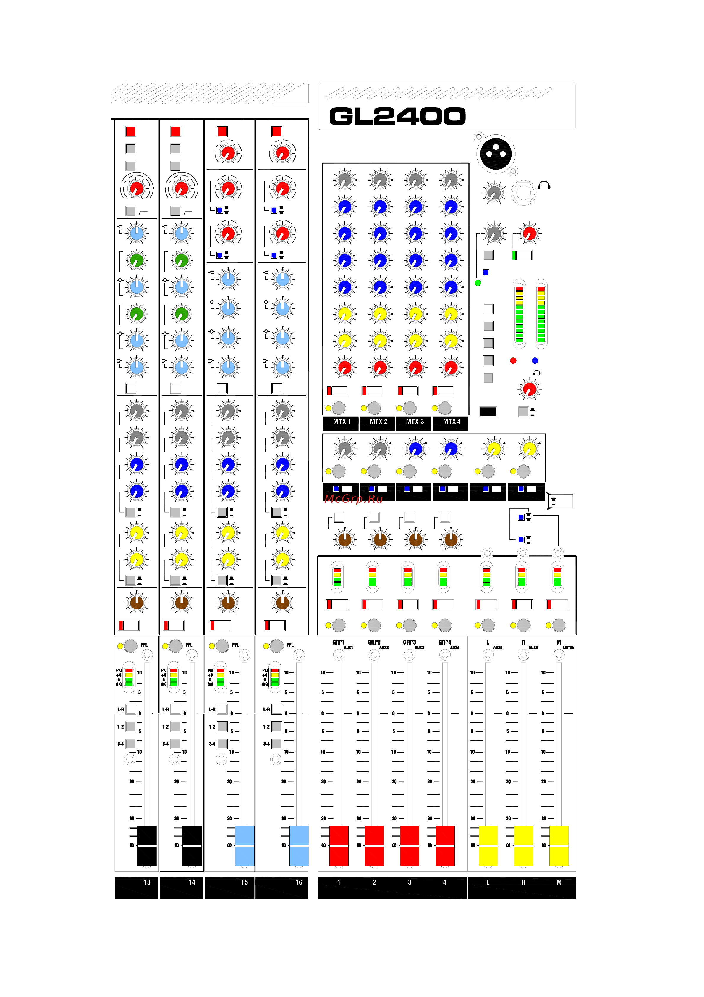 ALLEN & HEATH GL2400-16 [6/40] Gl2400 user guide