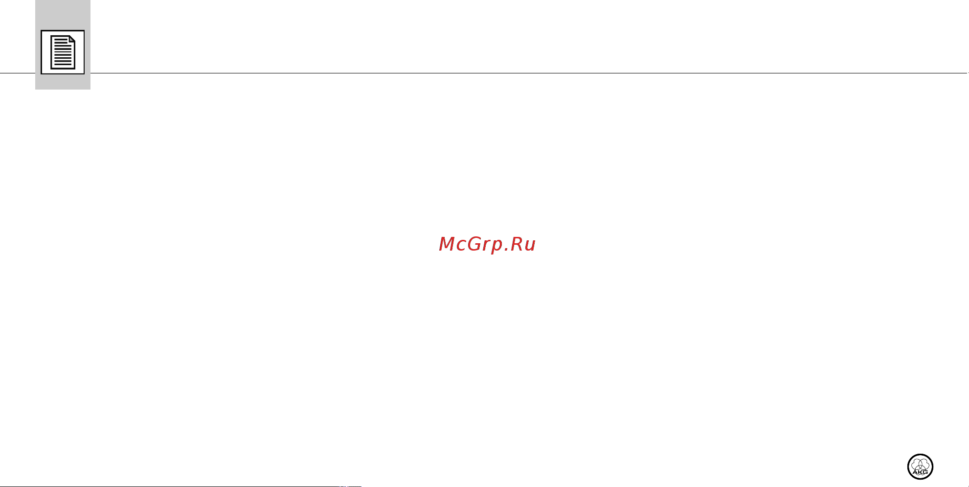 AKG Perception 170 [2/20] Table of contents