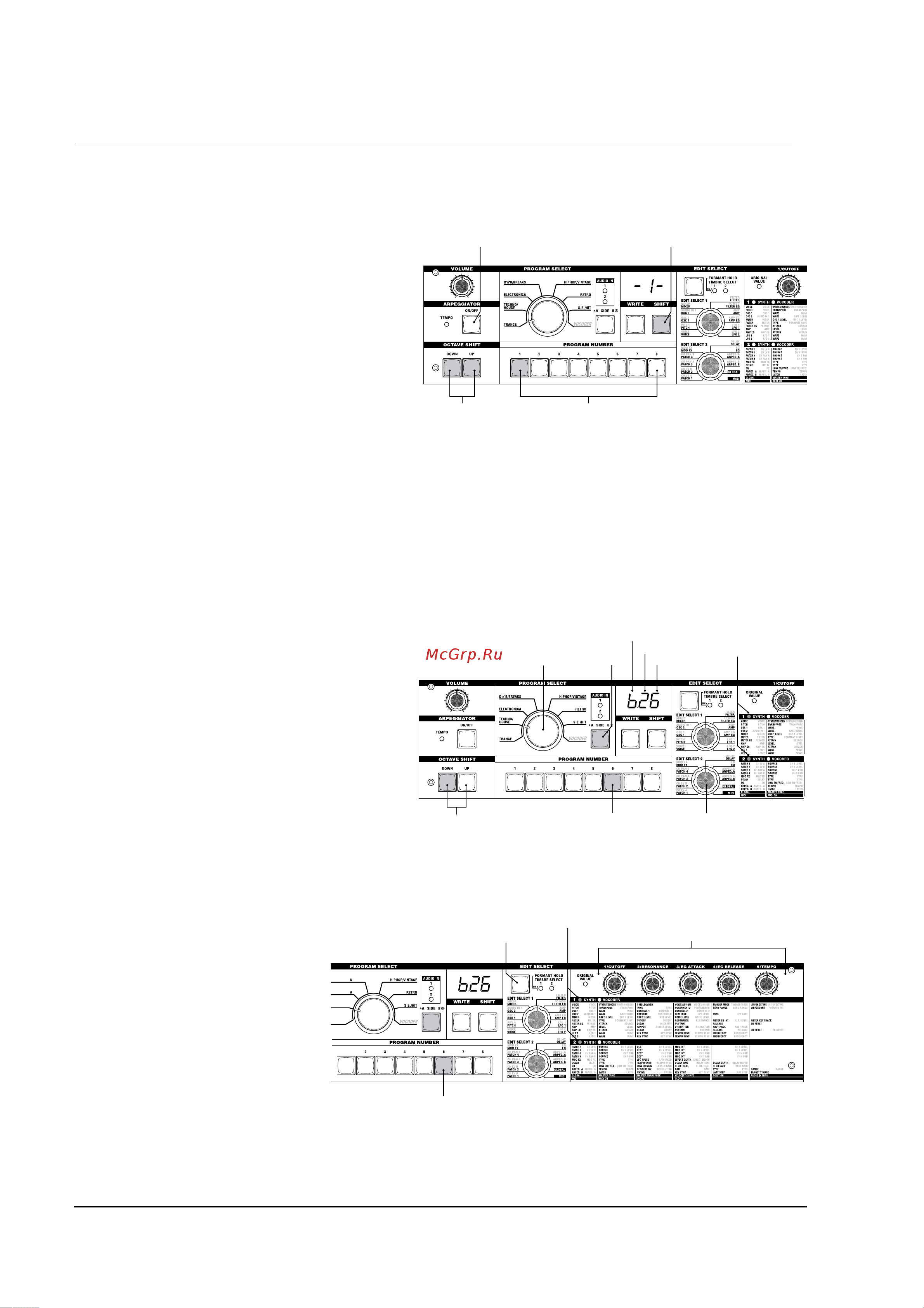 Korg microKORG MK1 [12/68] Начало работы