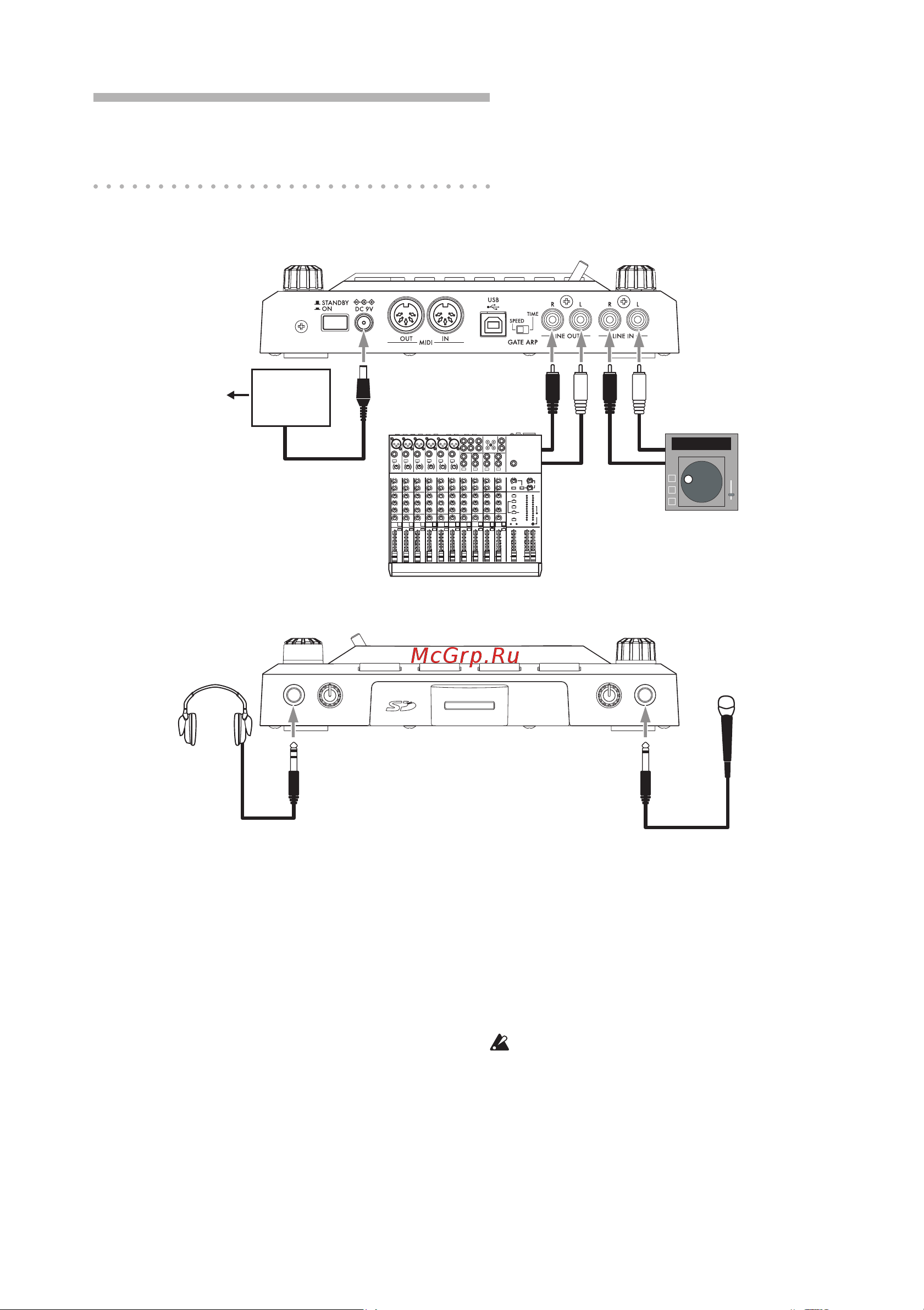 Korg KAOSSILATOR PRO+ [6/33] Подготовка к работе