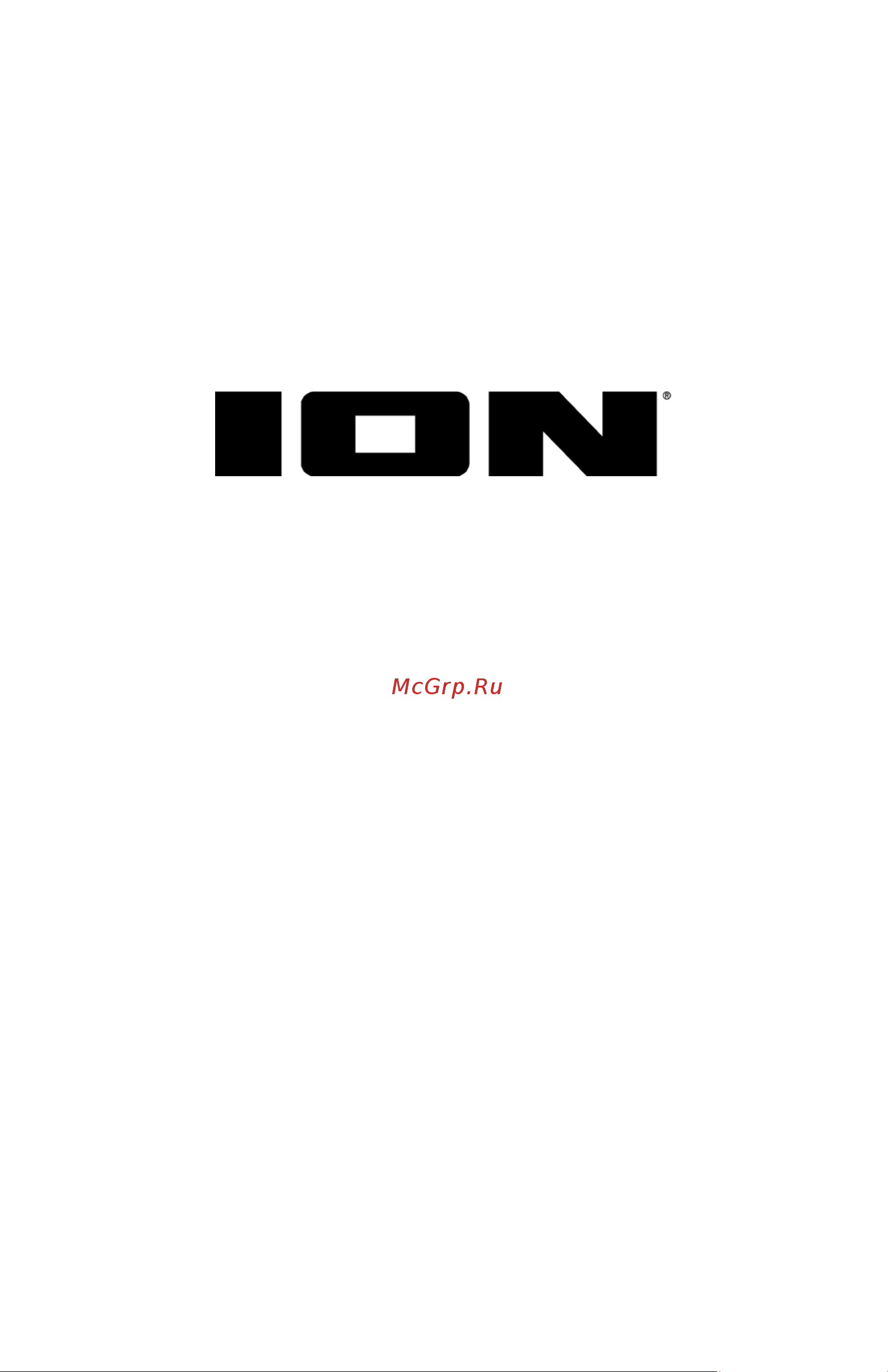 Ion AUDIO PRO 80 Руководство по эксплуатации онлайн