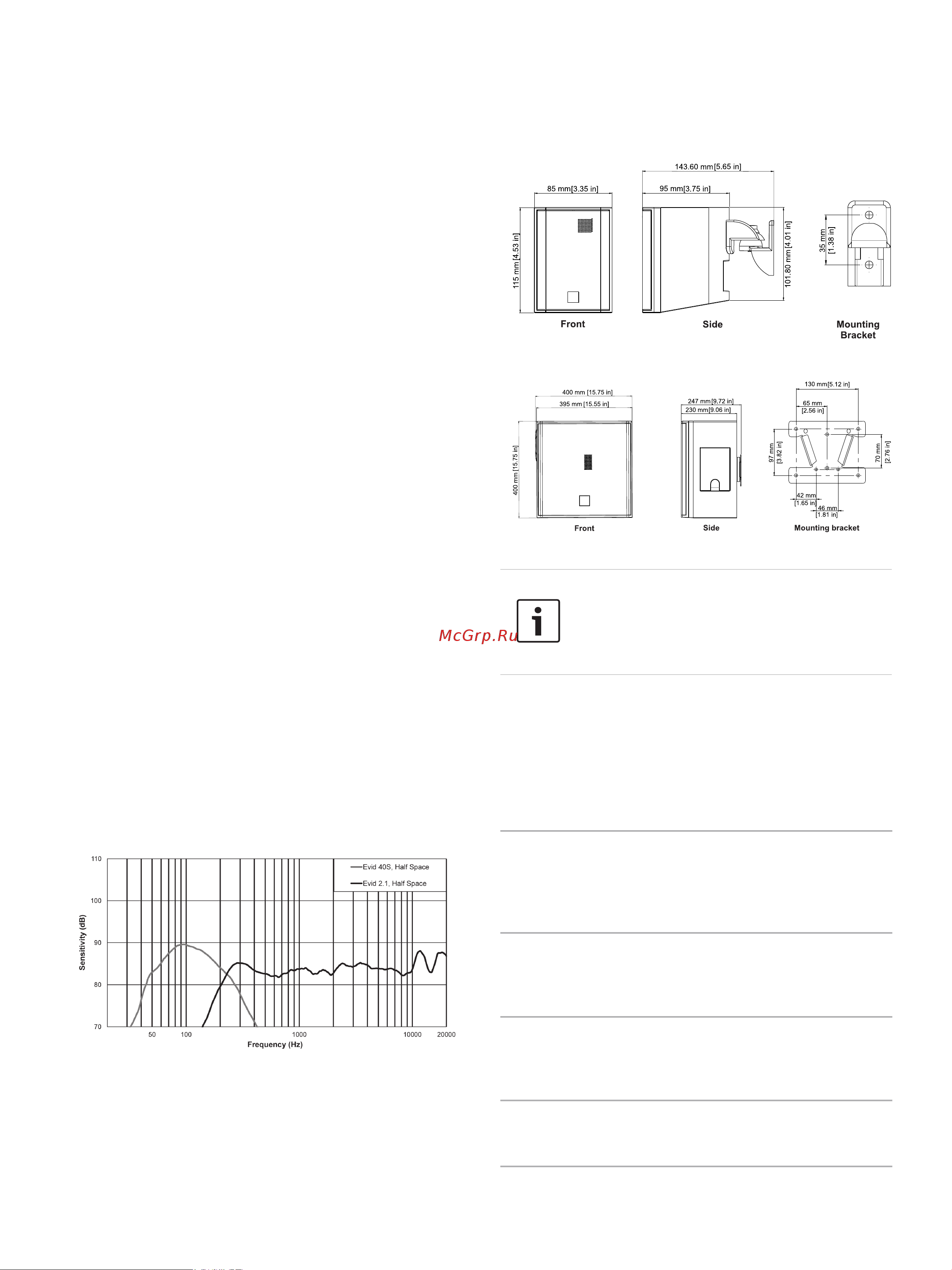 ELECTRO VOICE EVID S44 Music Speaker System [2/3] Ordering information