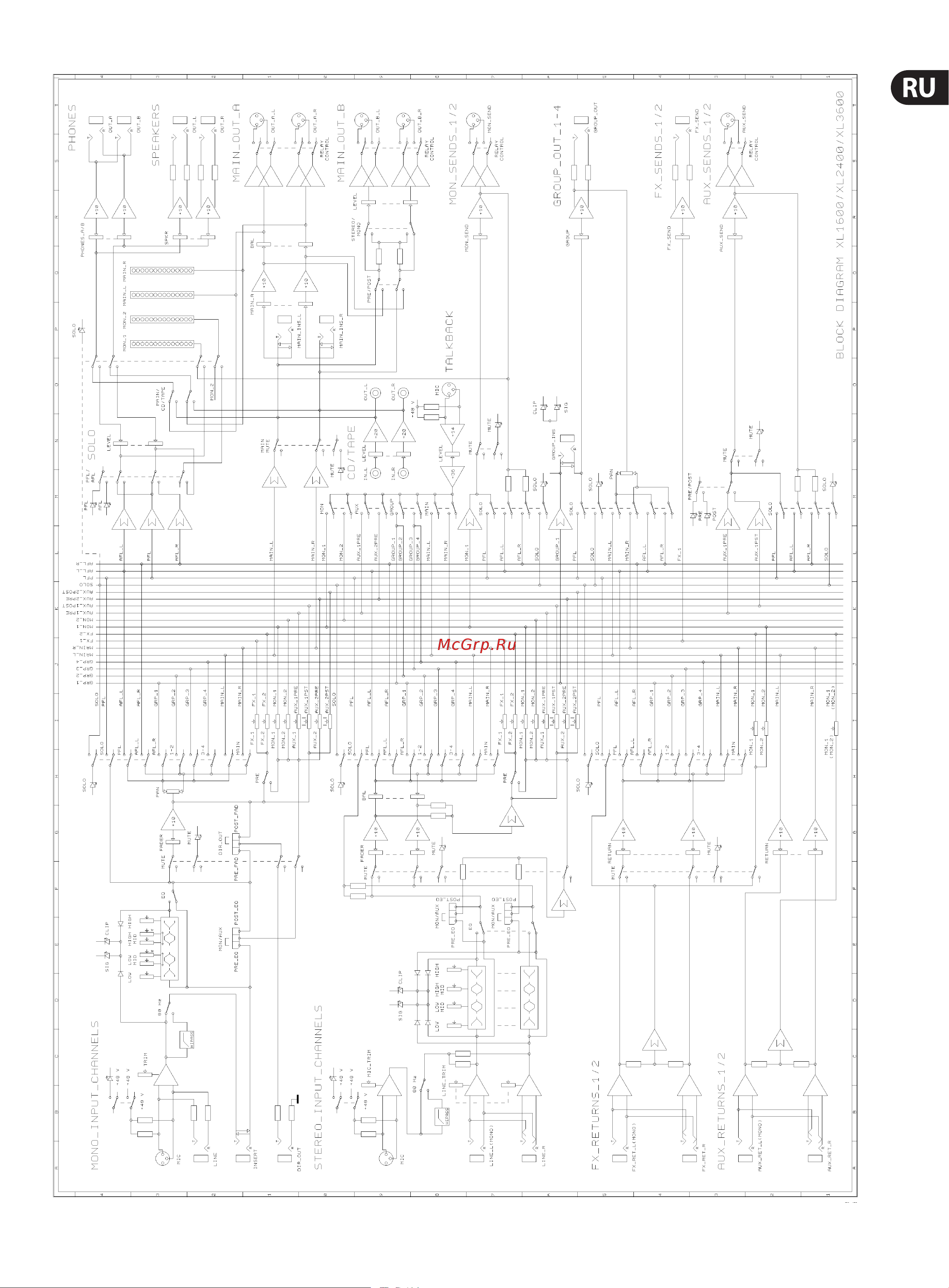 Behringer XL2400 Руководство по эксплуатации онлайн [21/22] 758401