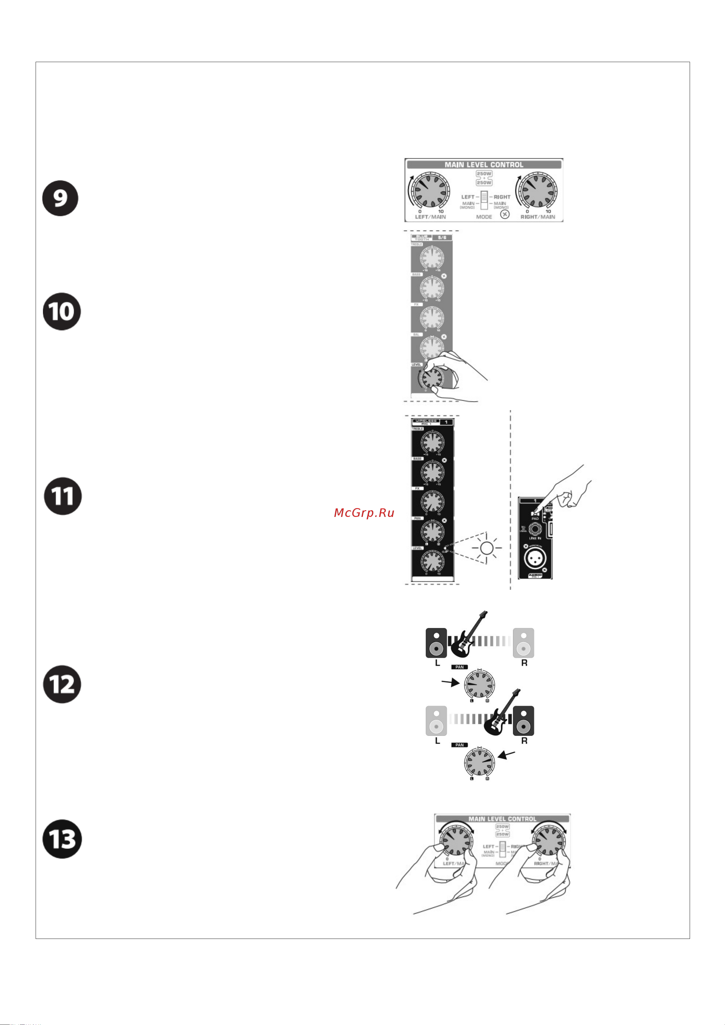 Behringer EUROPORT PPA2000BT [13/17] Шаг 4 начало работы