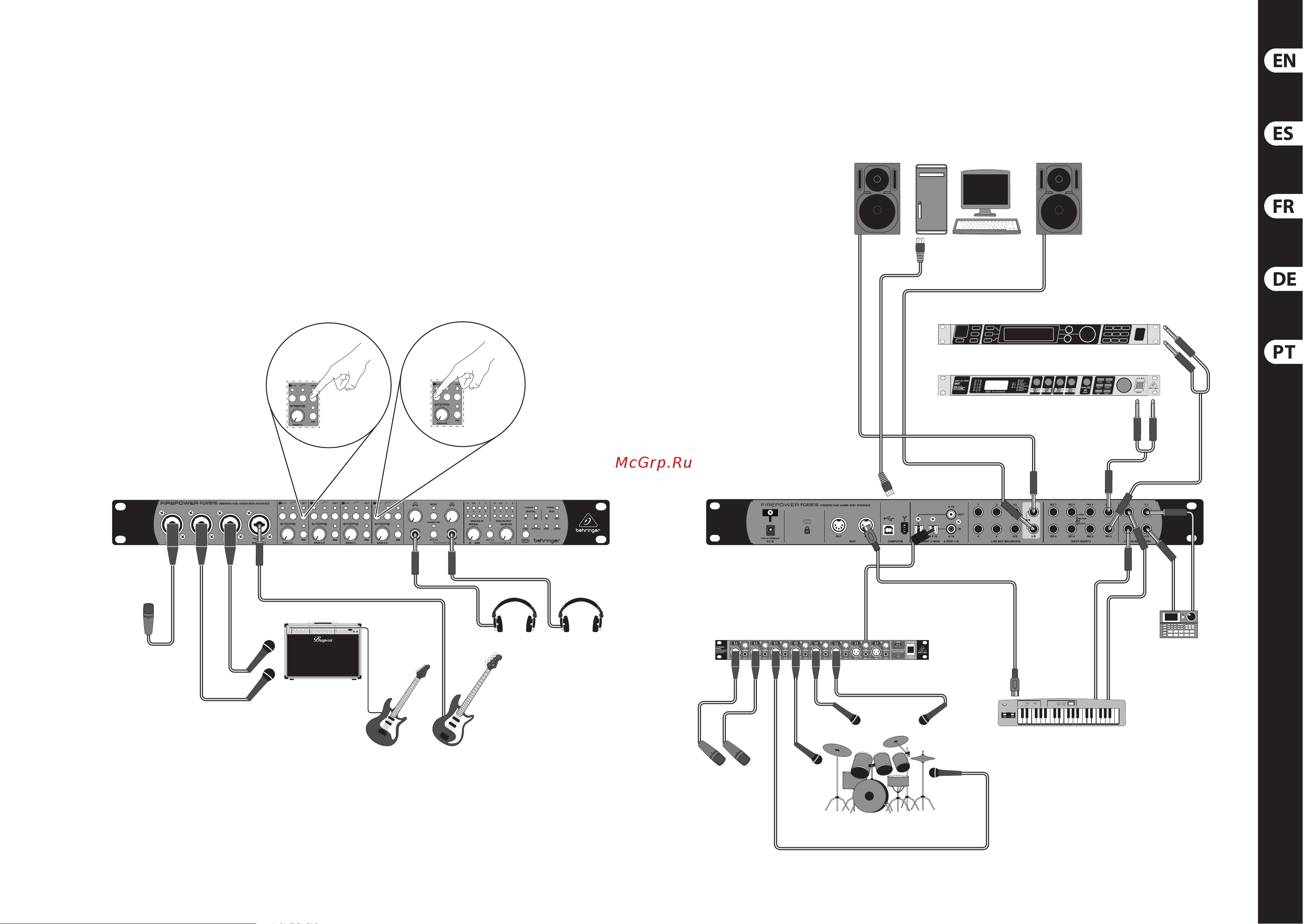 Behringer FCA610 [5/21] Firepower fca1616 fca610 hook up