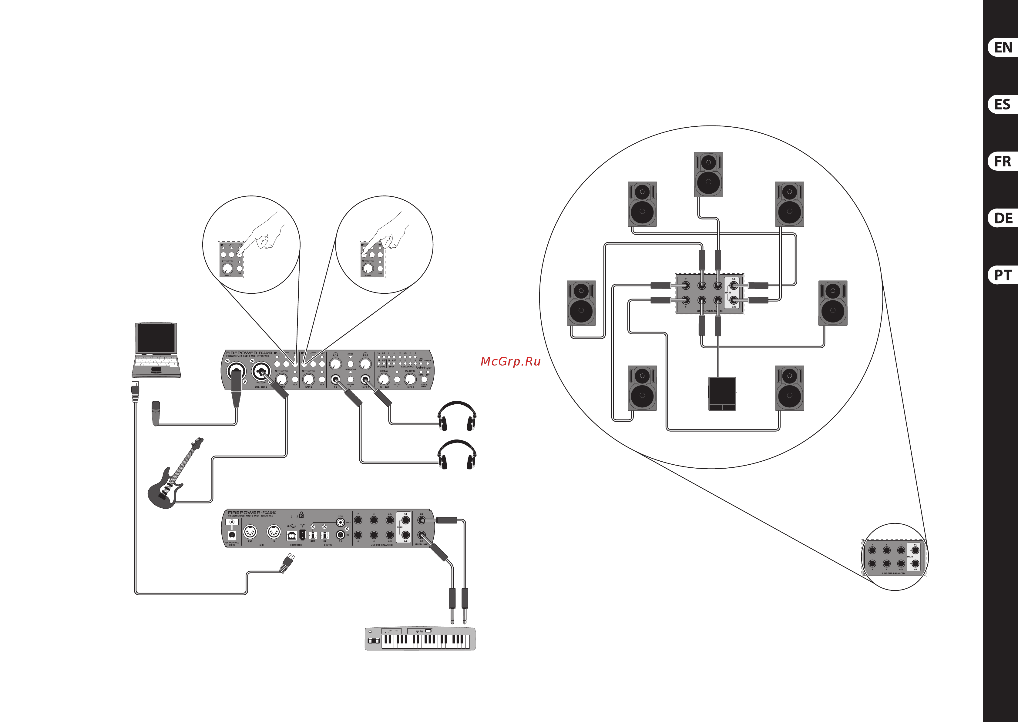 Behringer FCA610 [6/21] Firepower fca1616 fca610 hook up