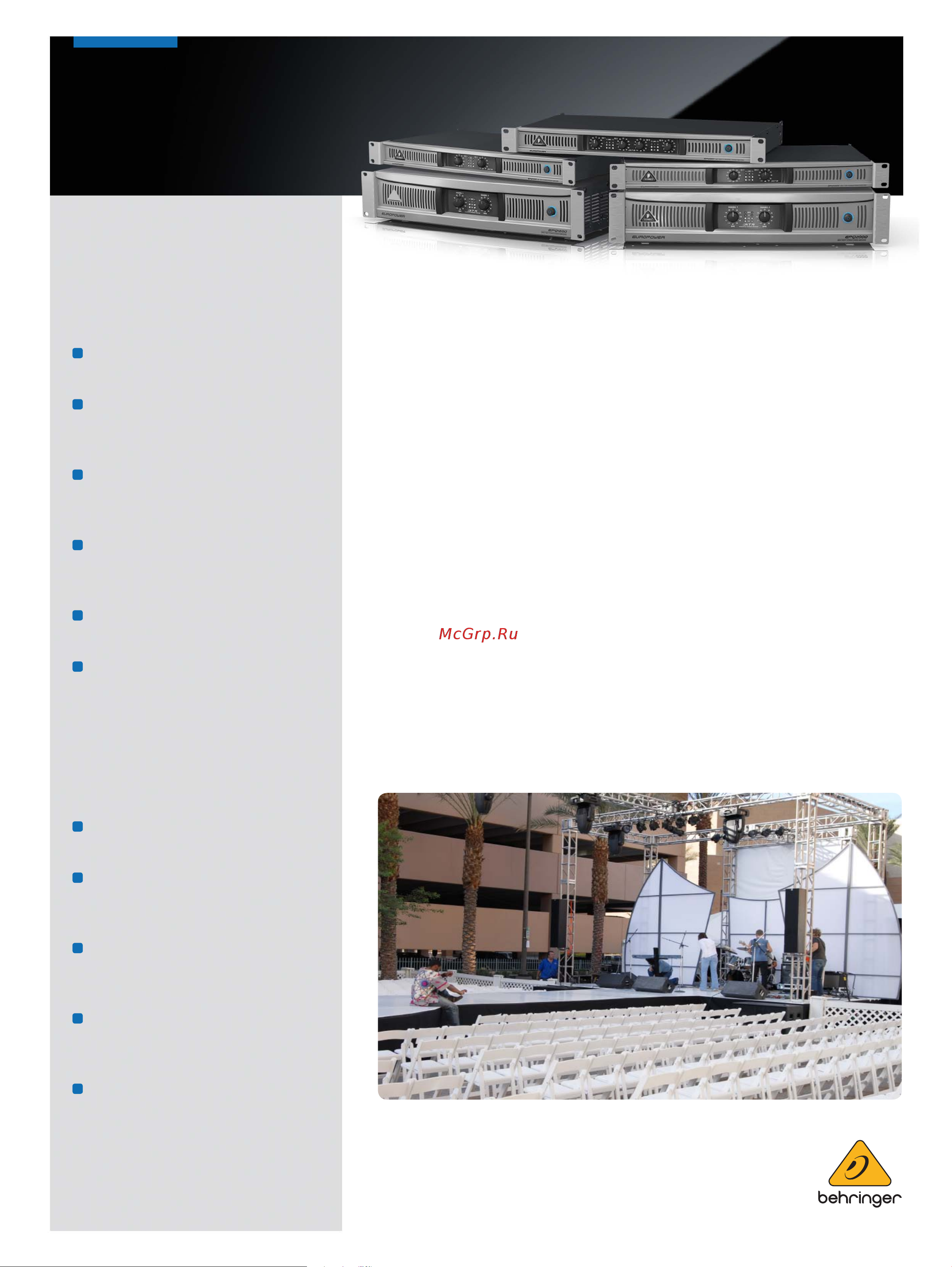 Behringer EPQ1200 Руководство по эксплуатации онлайн