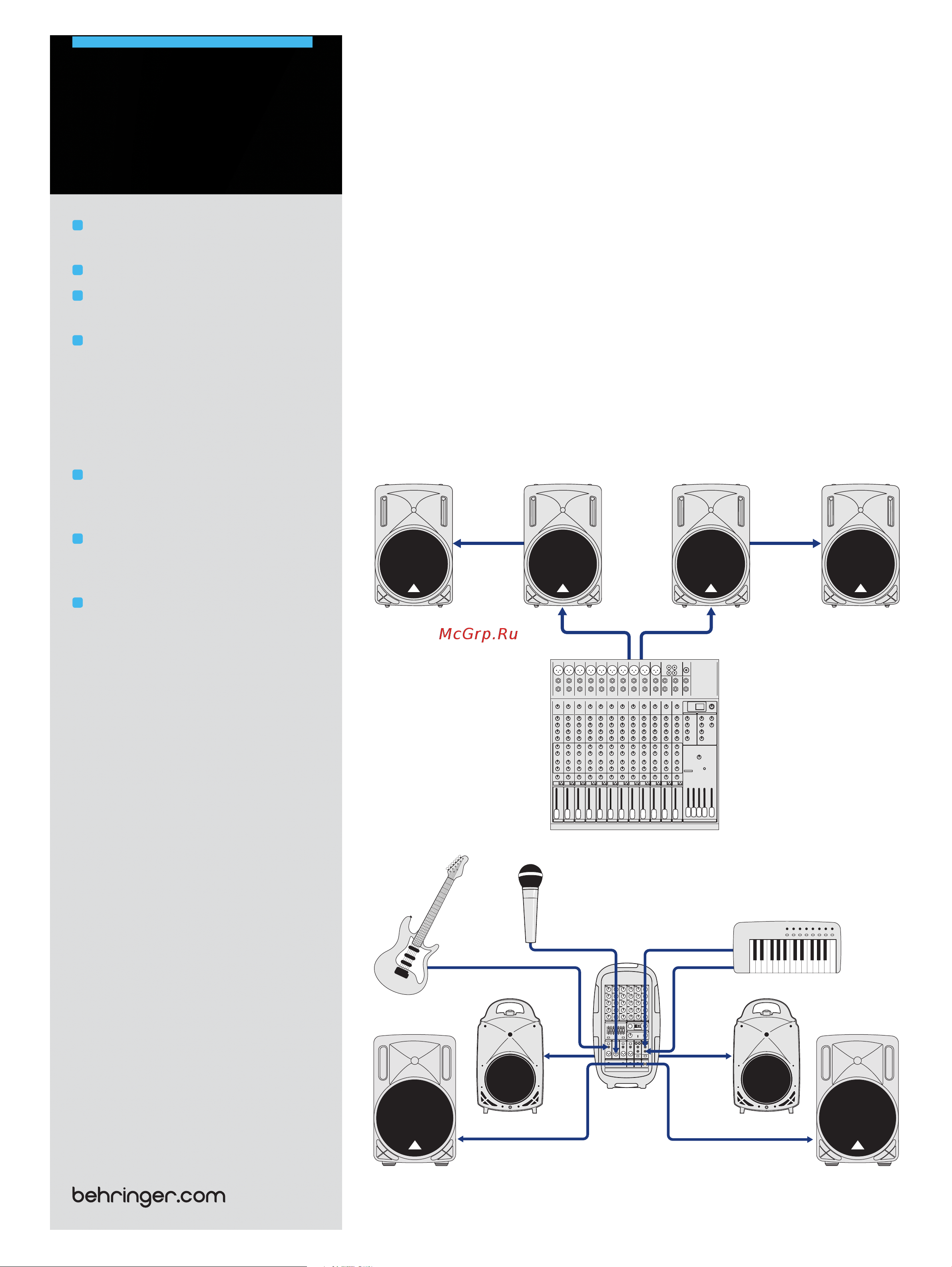 Behringer B208D-WH [2/5] Eurolive b215d b212d b210d b208d