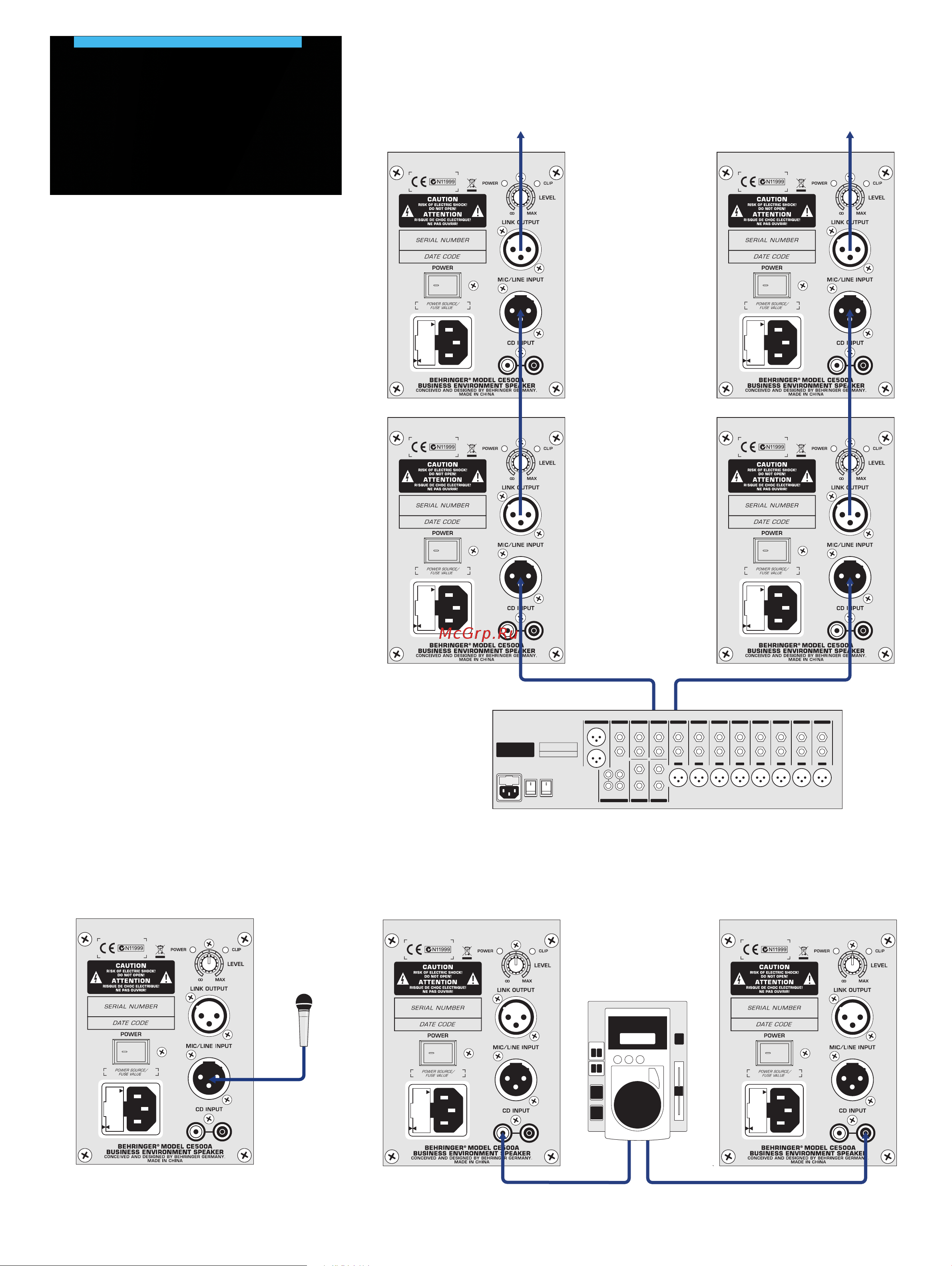 Behringer CE500A-WH [2/3] Ce500a bk ce500a wh