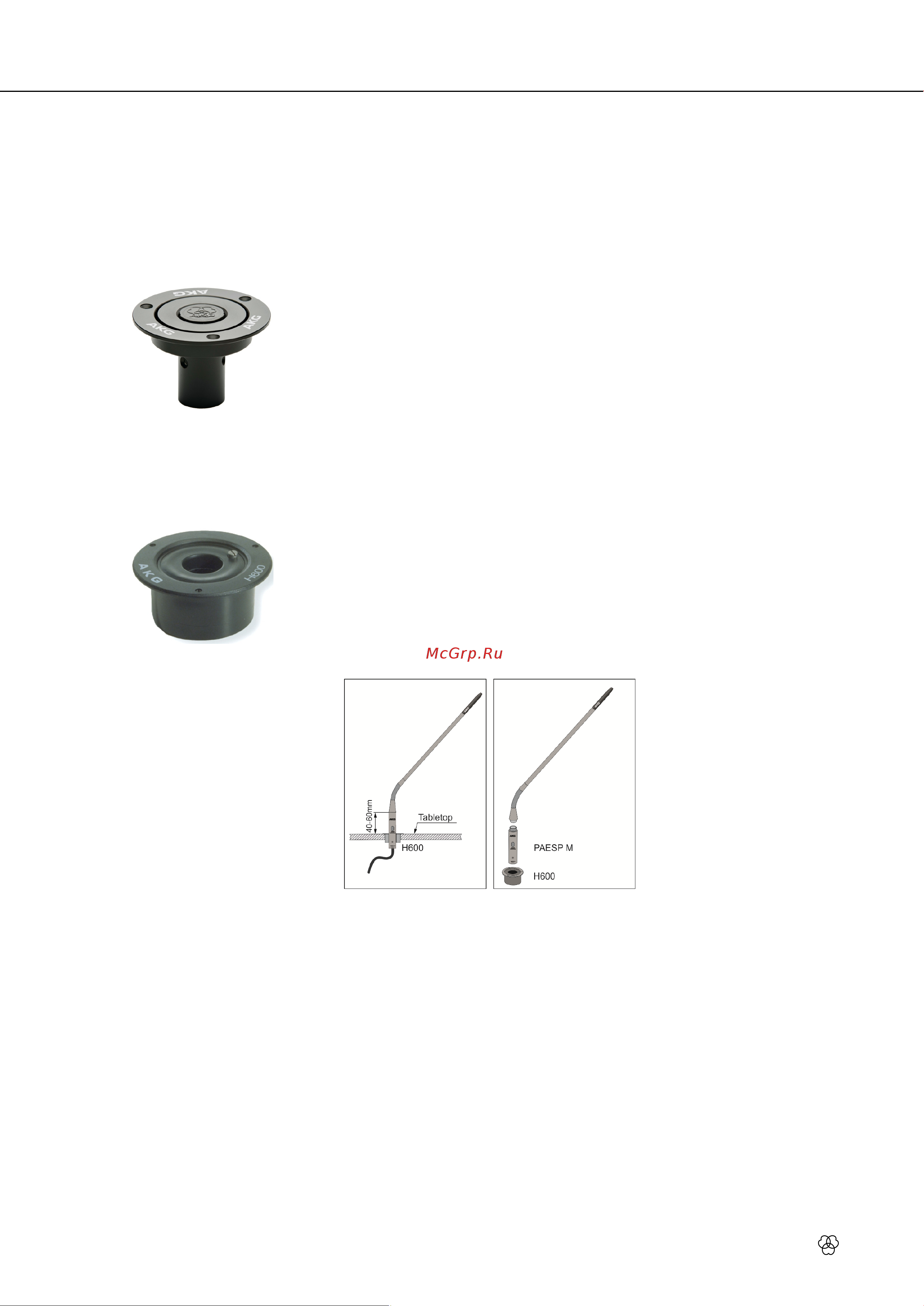 AKG CK41 [16/26] Mounting material cables and accessories