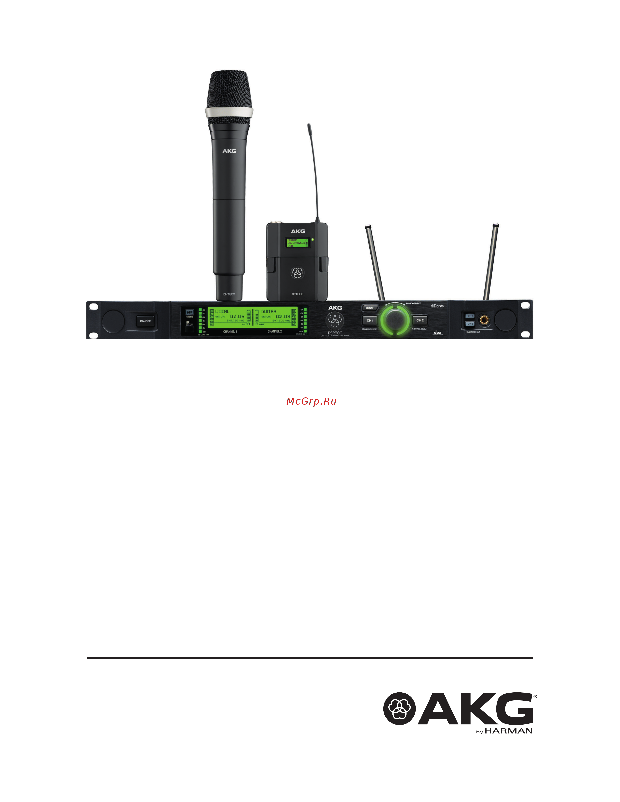 AKG DHT800 BD1 Руководство по эксплуатации онлайн