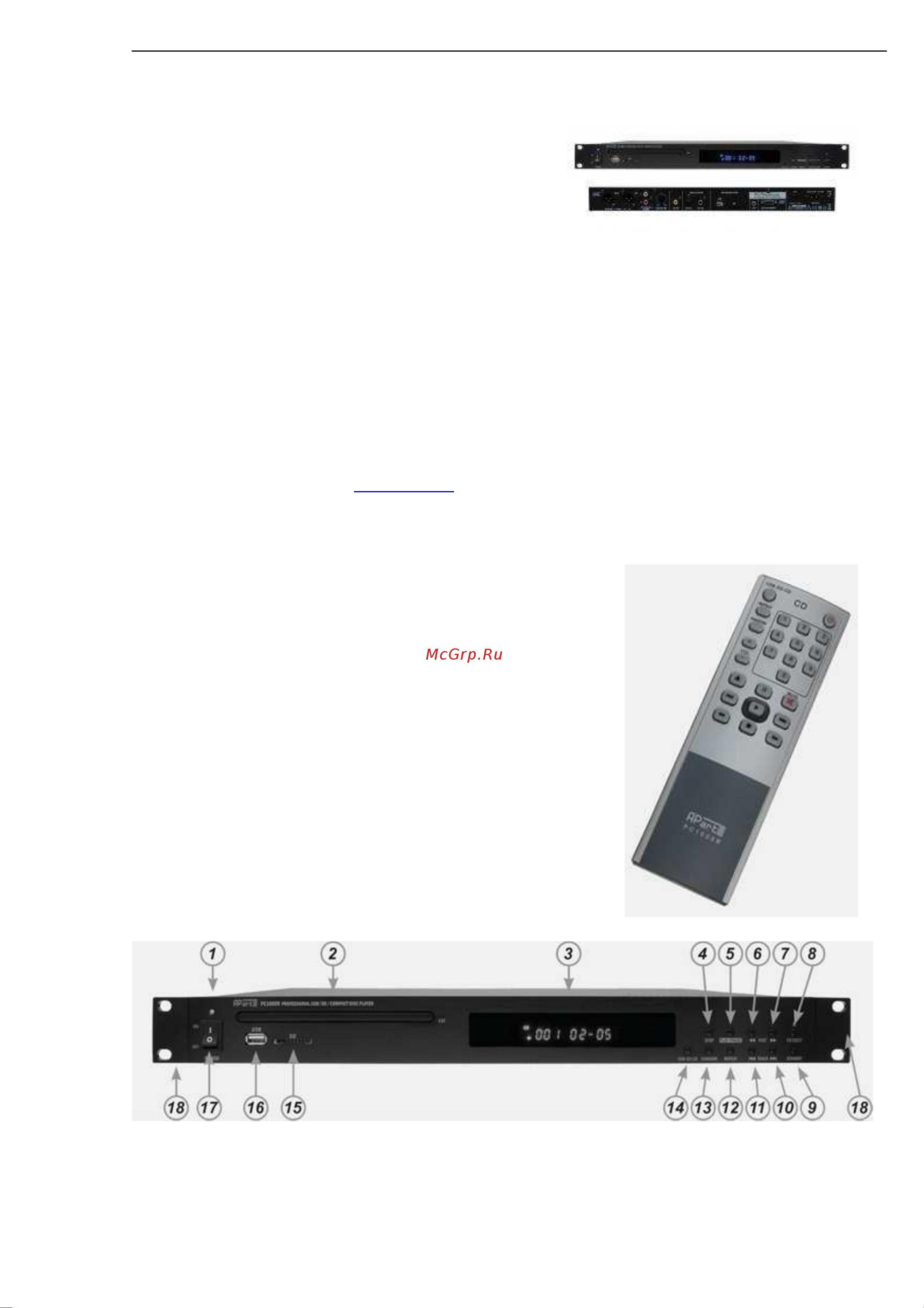 APart PC1000RMKII Руководство по эксплуатации онлайн