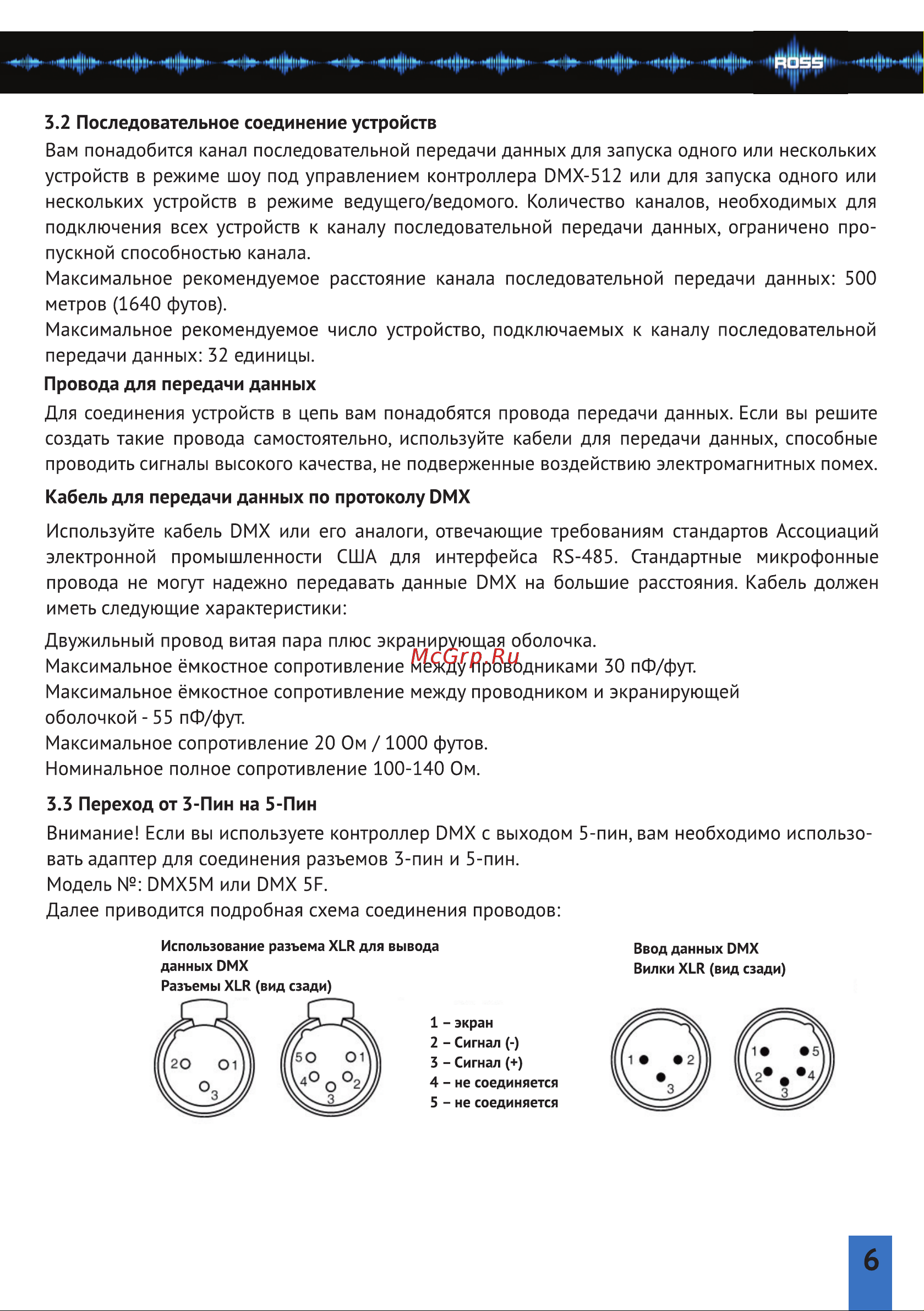 ROSS Segment Led Wash [6/12] Страница 6