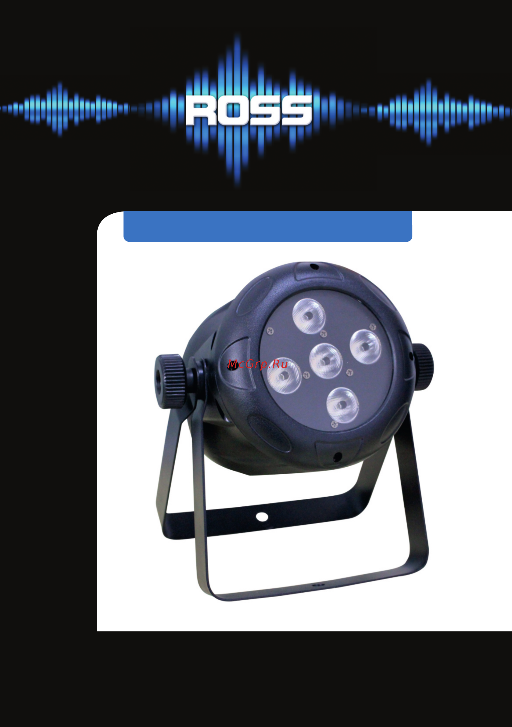 ROSS Quad led PAR RGBW 5x10w Руководство по эксплуатации онлайн