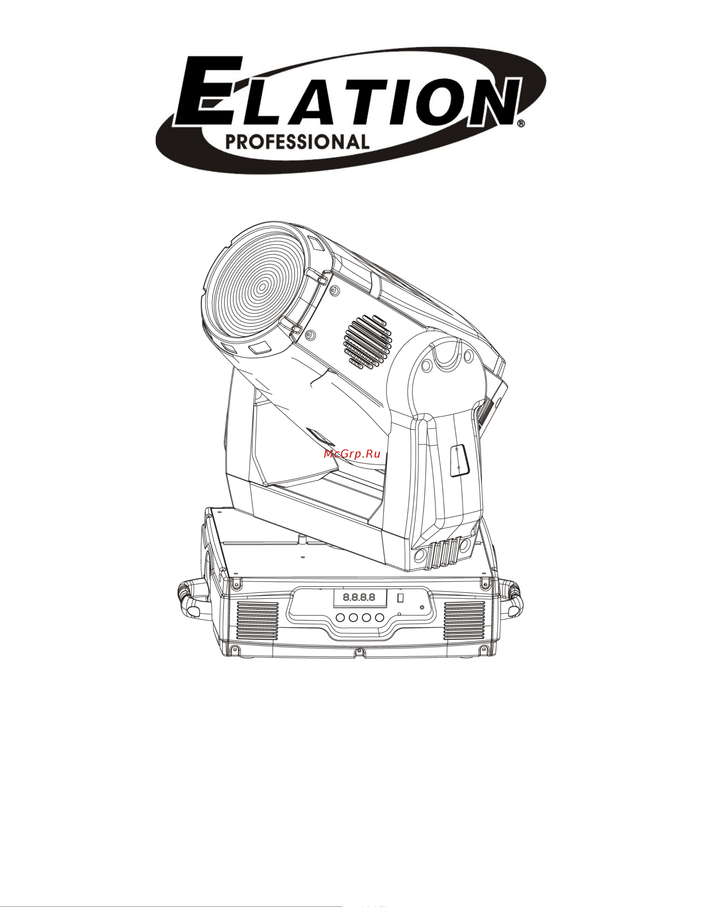 ELATION Design Wash 575E Руководство по эксплуатации онлайн