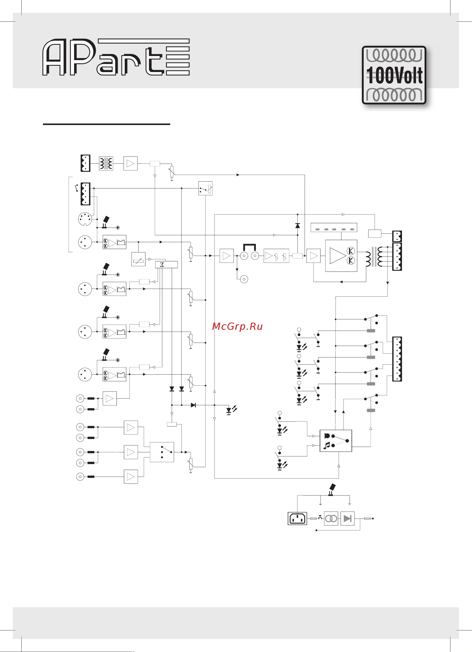 APart MA200 [11/16] Ma200 block diagram